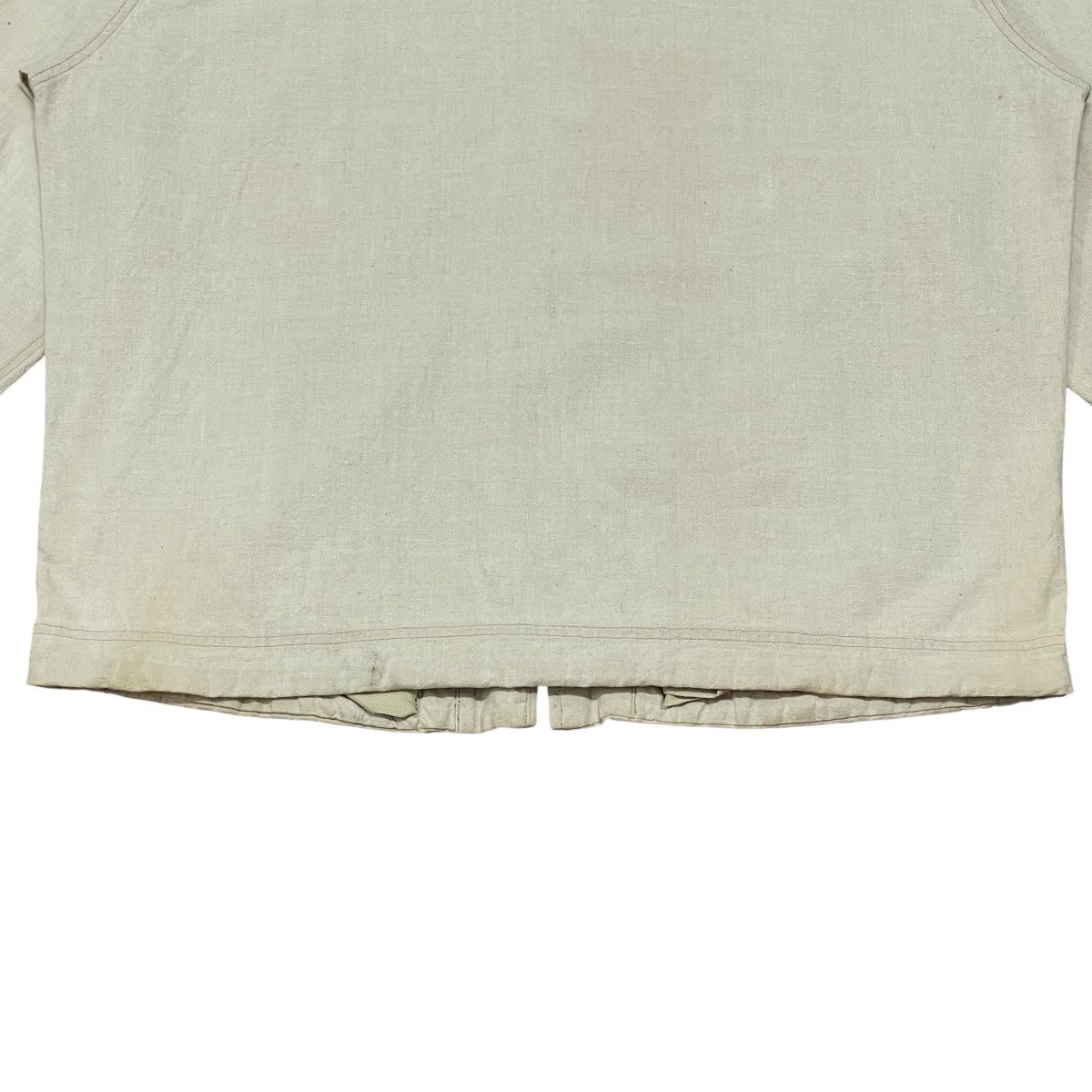 Nigel Cabourn Vintage Nigel Cabourn 80’s Linen Cotton Work Chore Jacket Size US XXL / EU 58 / 5 - 19 Thumbnail
