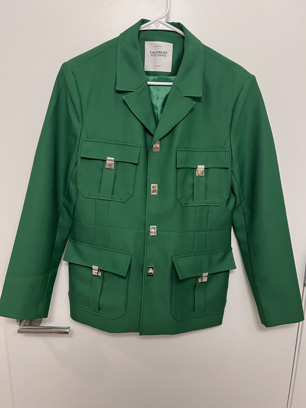 Structured Blazer with Metal Hardware