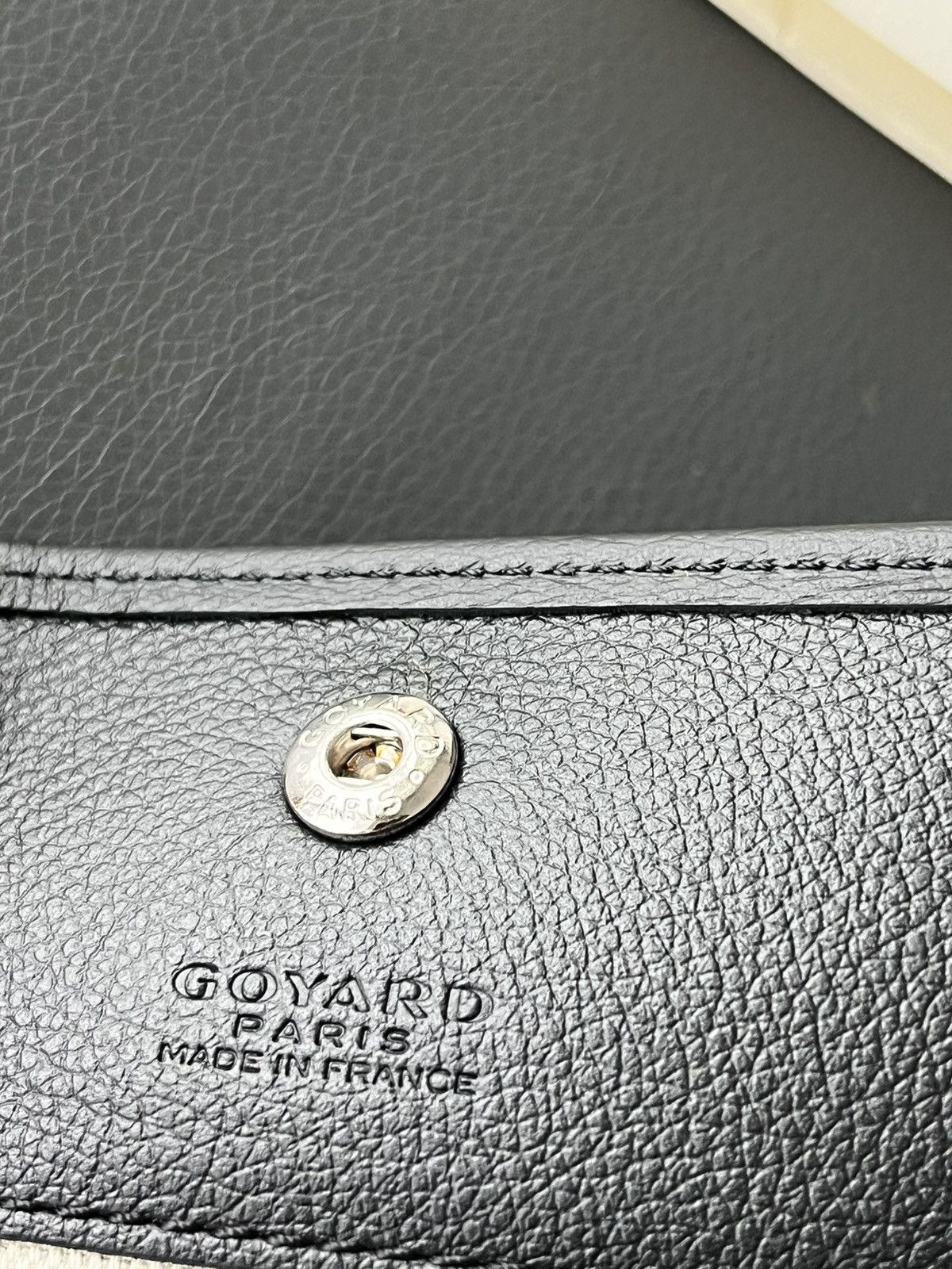 Goyard Iconic Giftable Goyard Logo Pouch Wallet Black Brand New Size ONE SIZE - 14 Thumbnail