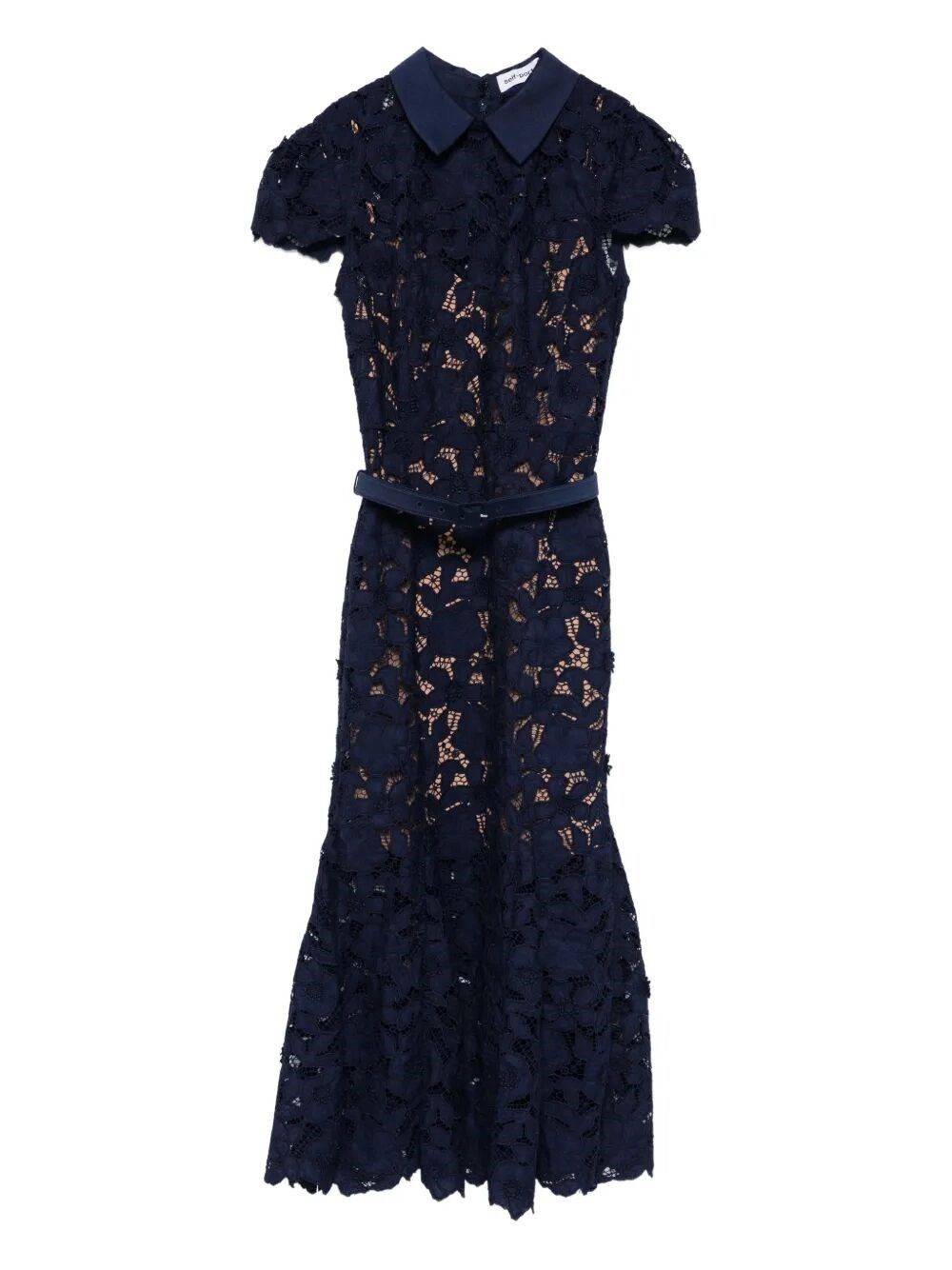 Self-Portrait Guipure Lace Midi Dress Size M / US 6-8 / IT 42-44 - 1 Thumbnail