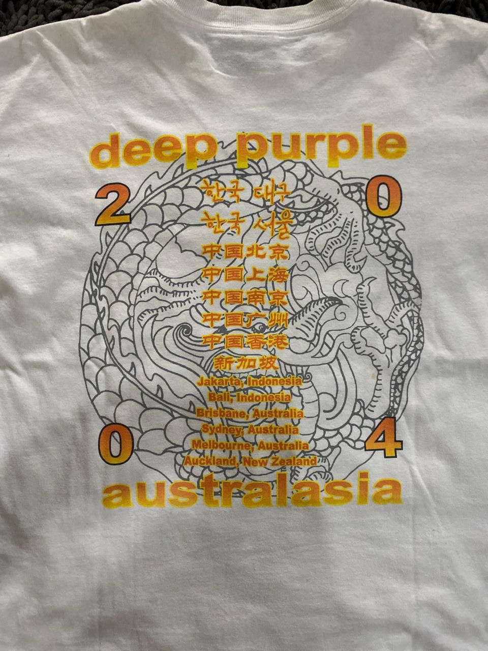 Band Tees Deep Purple Australia Tour 2004 Size US L / EU 52-54 / 3 - 4 Thumbnail