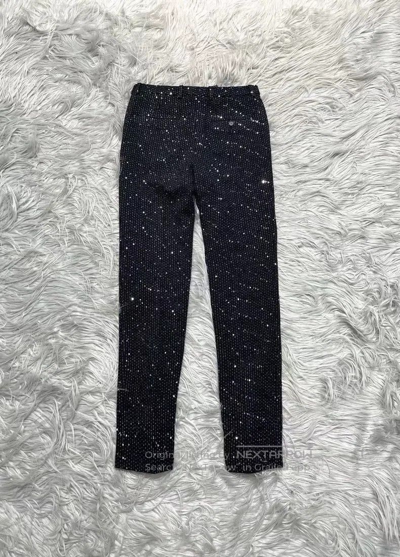 Saint Laurent Paris Saint Laurent Paris Luxury Beaded Trousers Size US 32 / EU 48 - 2 Thumbnail