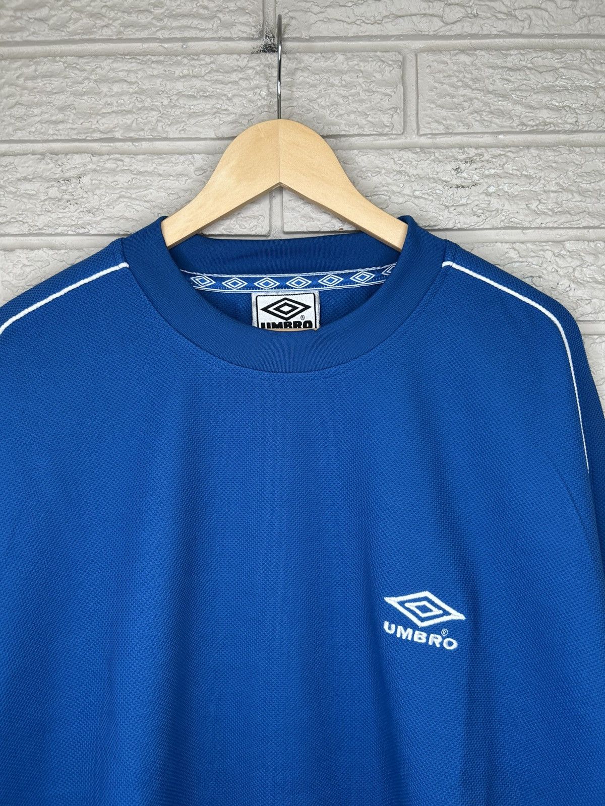 Umbro Vintage 90s Umbro Long Sleeve Jersey Sweater Size US XL / EU 56 / 4 - 2 Thumbnail