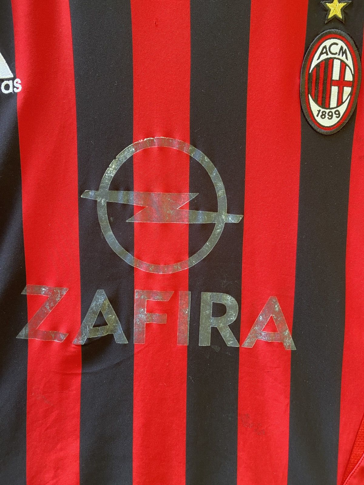 Adidas × Vintage Vintage a.c milan jersey Size US L / EU 52-54 / 3 - 7 Thumbnail