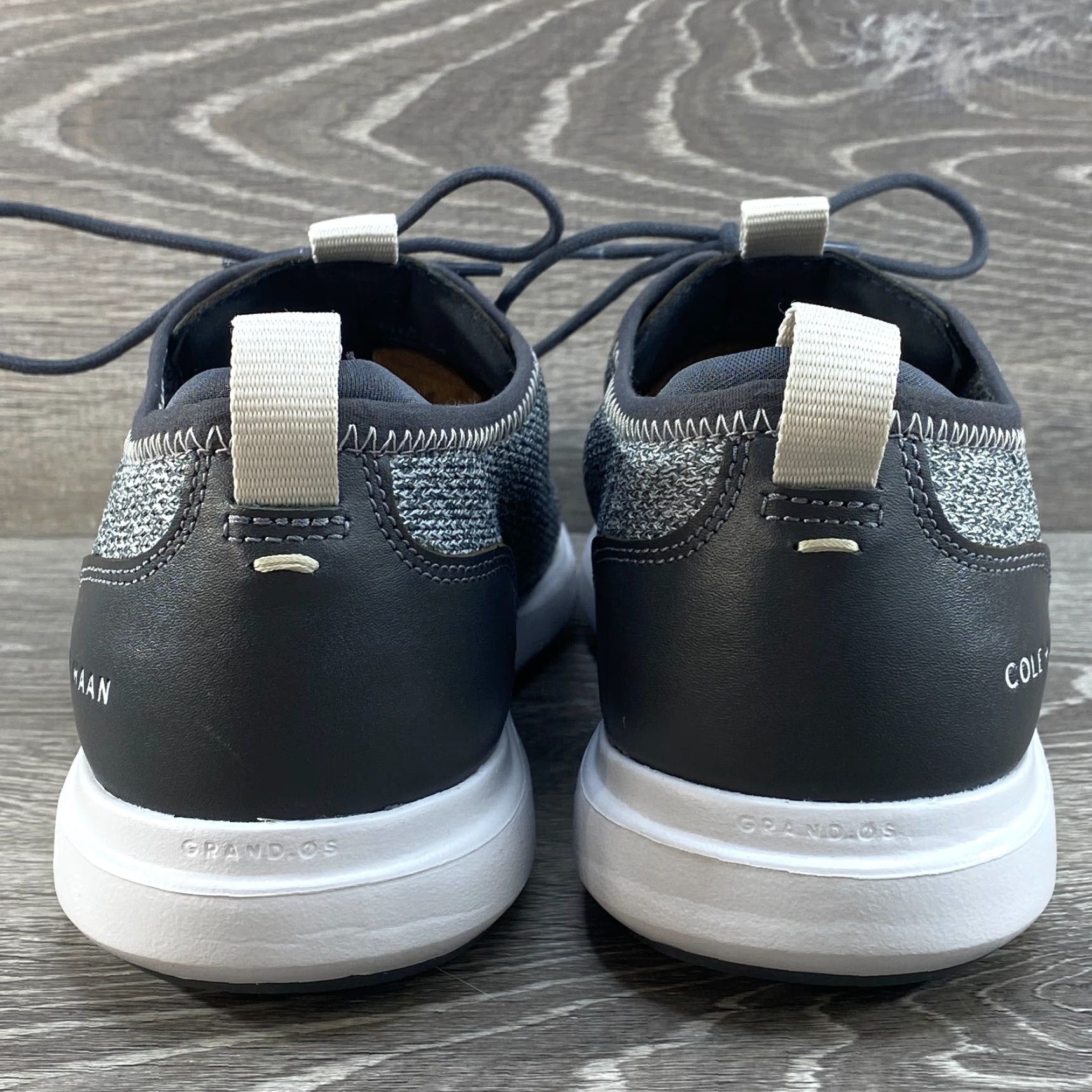Cole Haan Men Cole Haan GrandPlus Essex Distance Knit Oxford Nimbus Cloud Gray C30821 8.5 Size US 9 / EU 42 - 6 Thumbnail