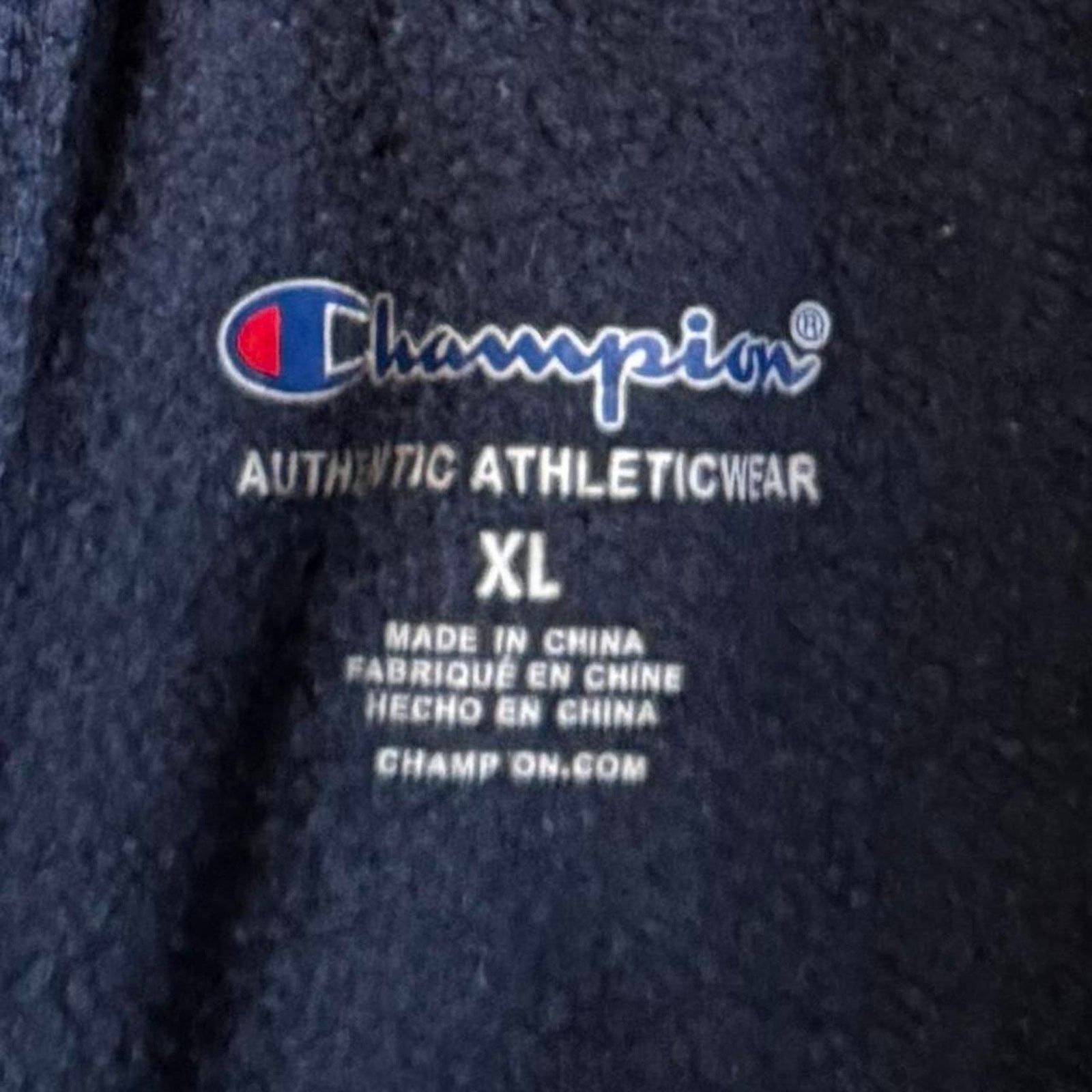 Champion × Vintage Vintage Y2K Champion Navy Blue Grunge Opium Sweatpants Size US 30 / EU 46 - 4 Thumbnail