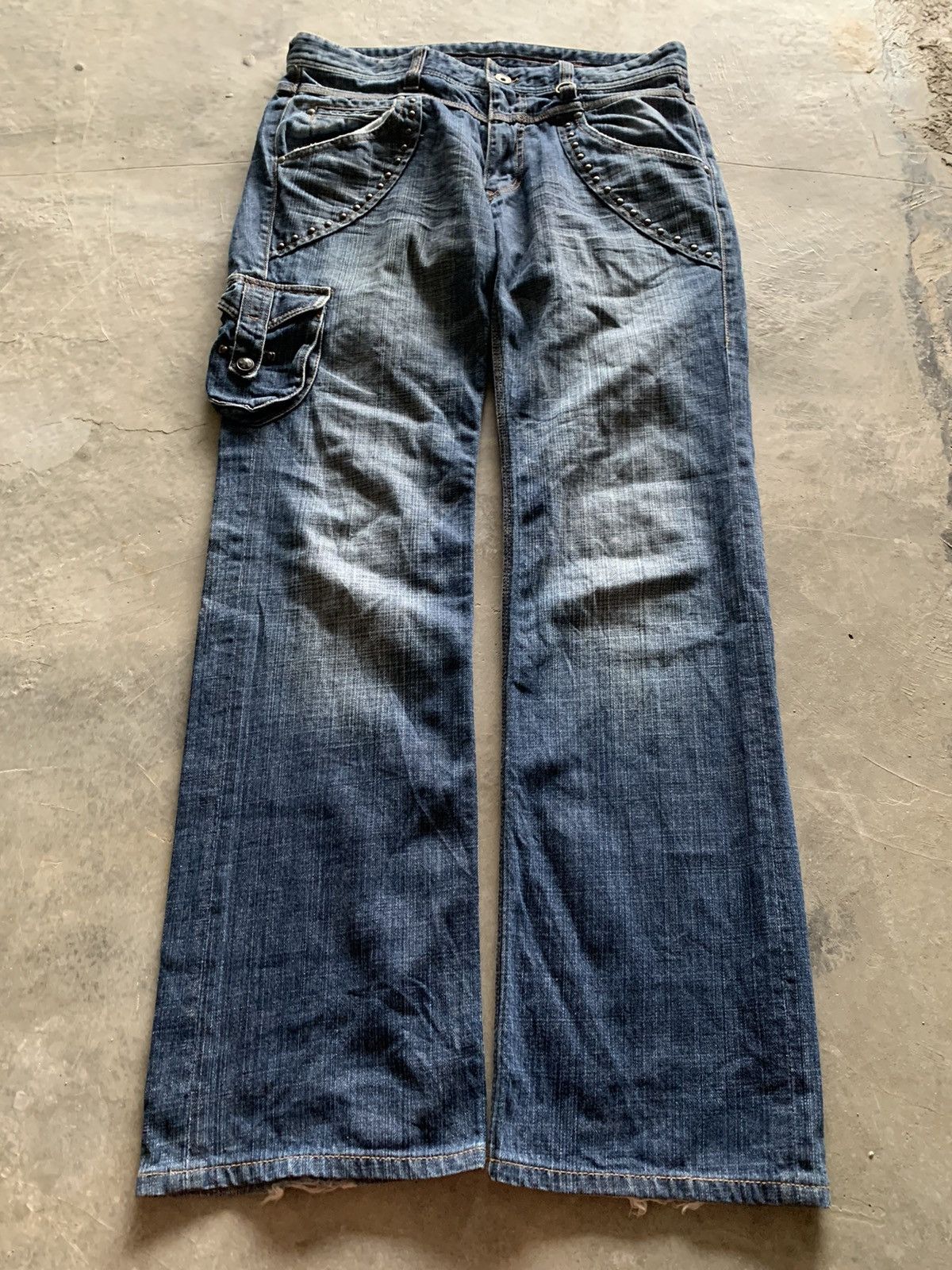 Japanese Brand × KMRii × Yasuyuki Ishii nicole club for men side pocket japanese harajuku style Size US 33 - 3 Thumbnail