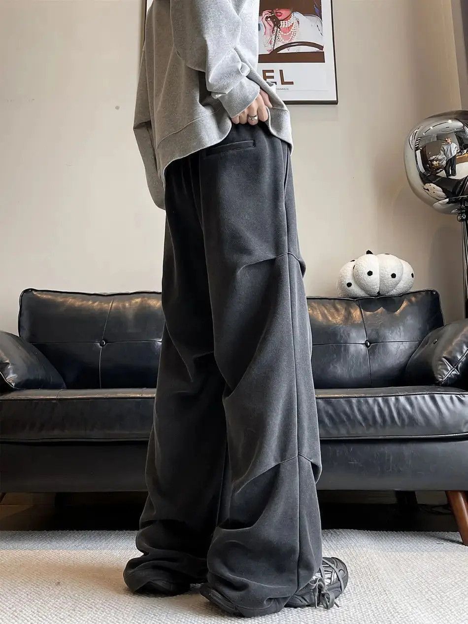 Japanese Brand Retro loose casual wide leg jeans Size US 32 / EU 48 - 5 Thumbnail