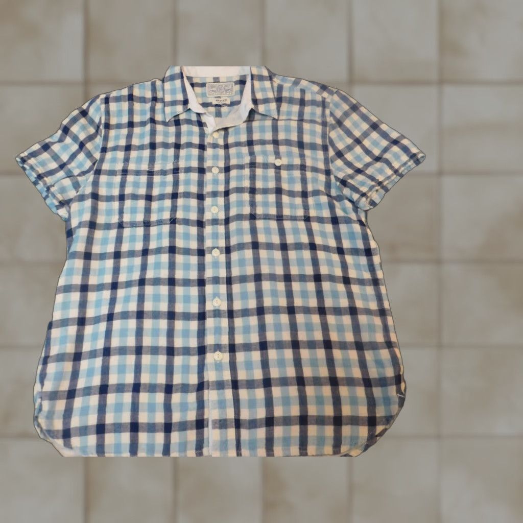 Lucky Brand Lucky Brand Shirt Mens Medium plaid blue button Up casual Size US M / EU 48-50 / 2 - 1 Thumbnail