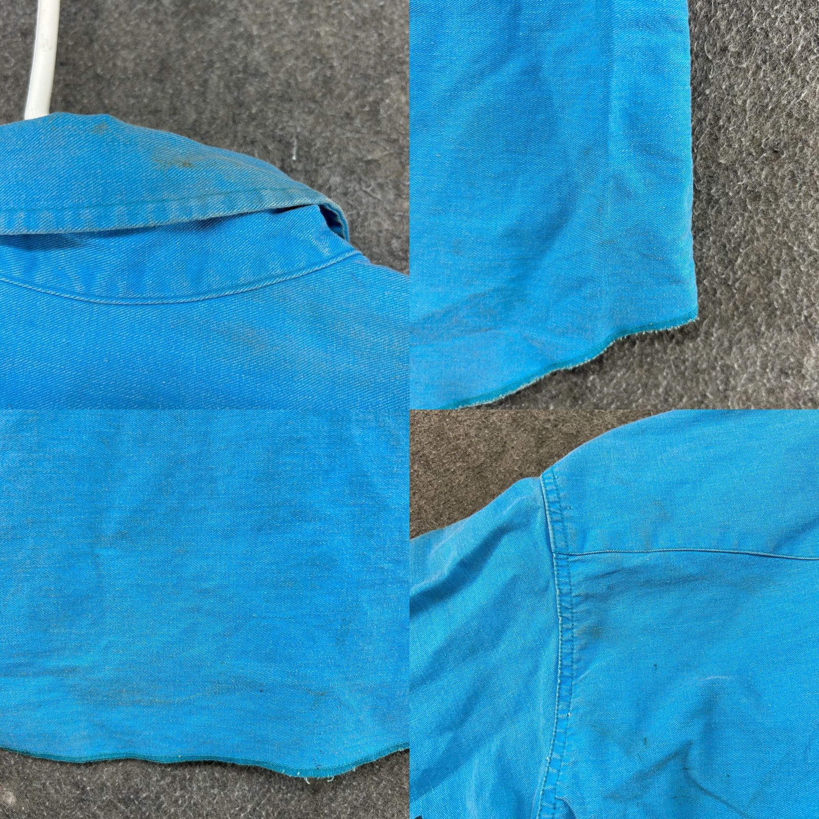 Wrangler VINTAGE Wrangler Shirt Mens 16.5 35 Blue Canvas Brushpopper Aztec Western 90s Size US XL / EU 56 / 4 - 10 Thumbnail