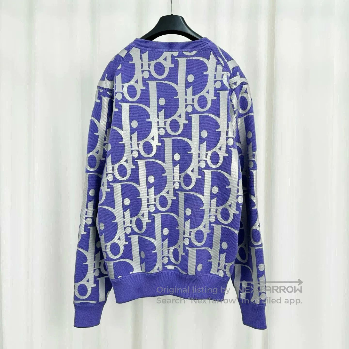 Dior dior reflective logo knit sweatshirt size m. Size M / US 6-8 / IT 42-44 - 2 Thumbnail