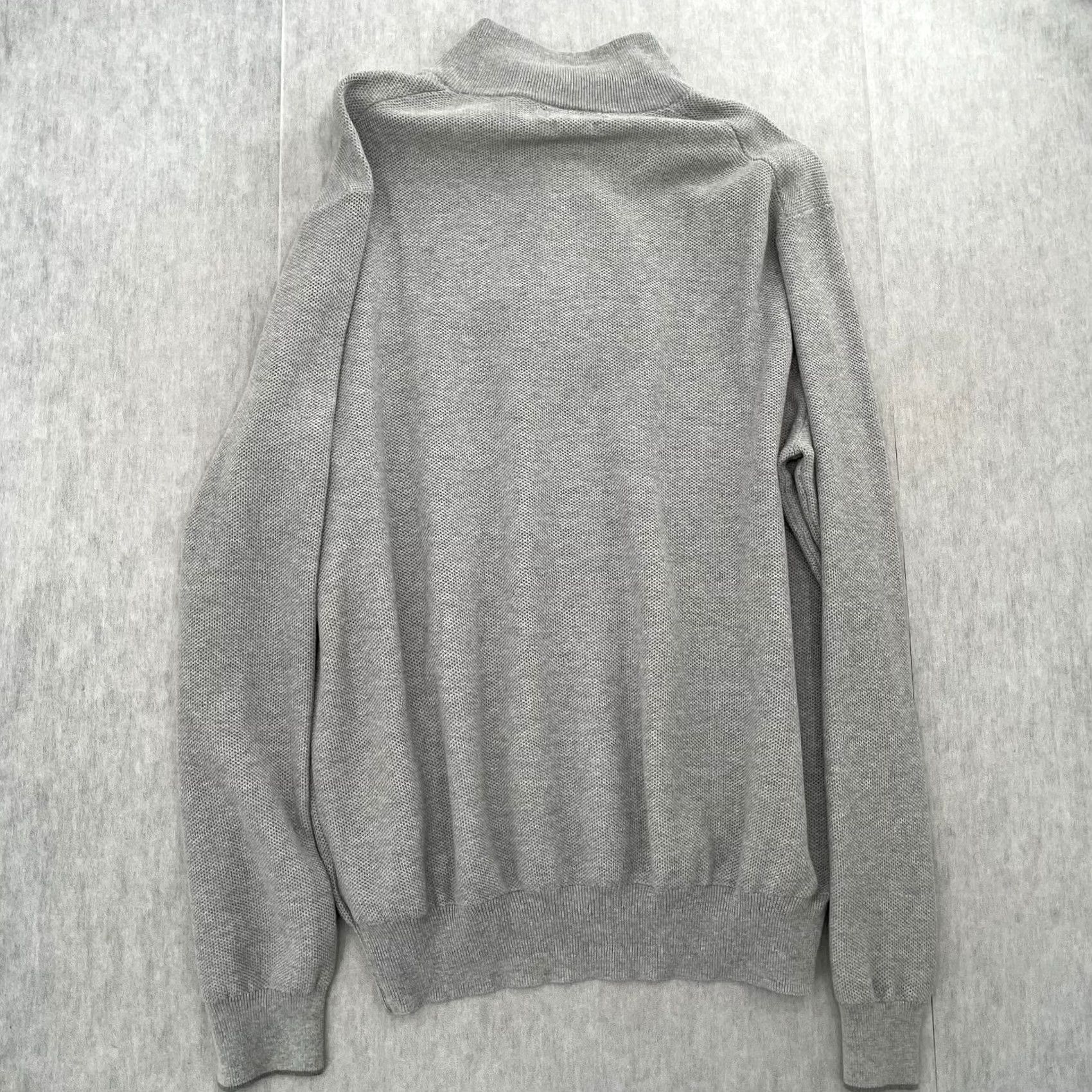 Polo Ralph Lauren Polo Ralph Lauren Sweater Adult 2XL Gray 1/4 Zip Pullover Fine Luxurious Yarn Size US XXL / EU 58 / 5 - 4 Thumbnail