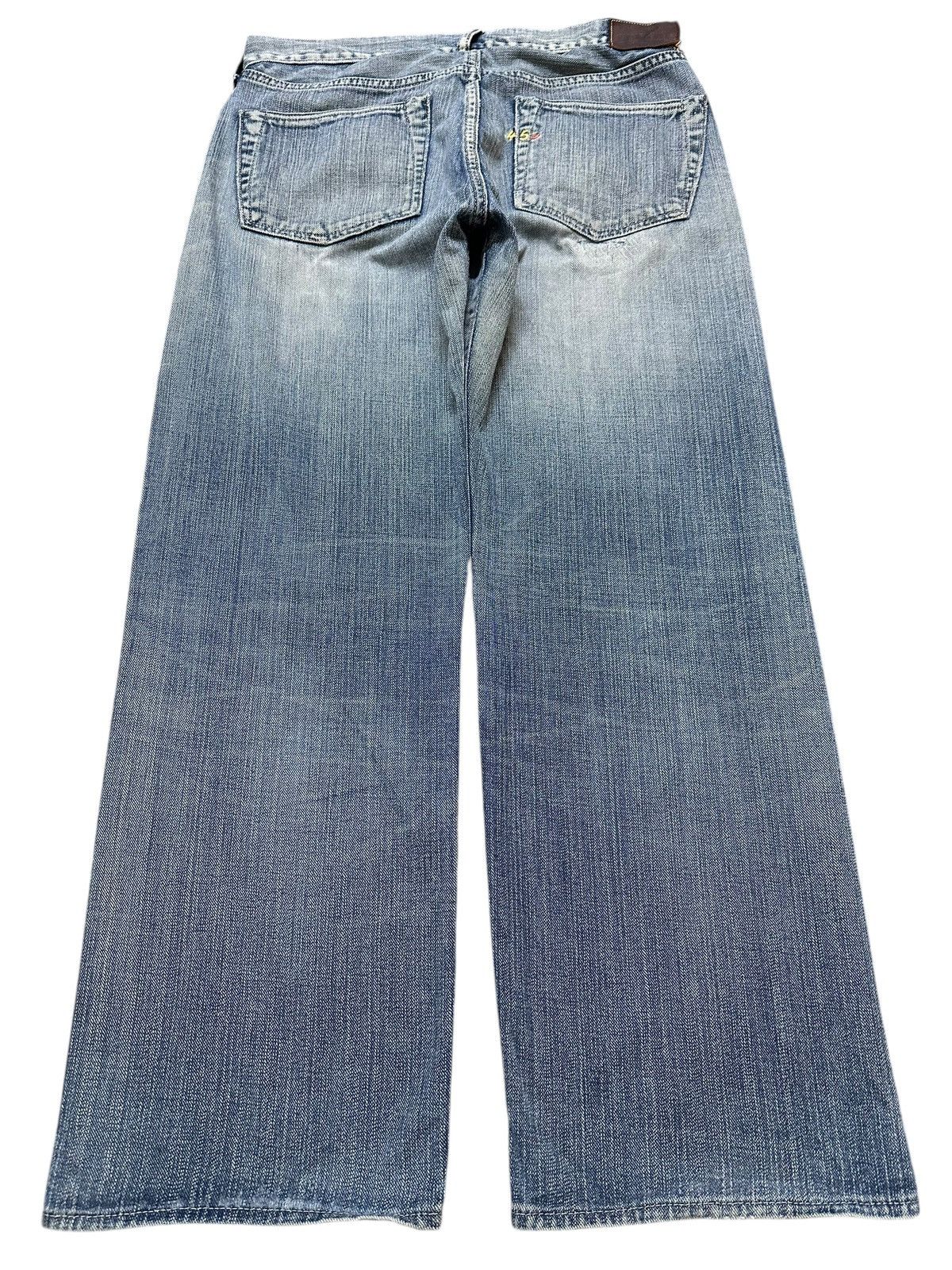 45rpm Vintage Japan 45Rpm Blue Faded Wash Style Loose Jeans Size US 30 / EU 46 - 2 Thumbnail