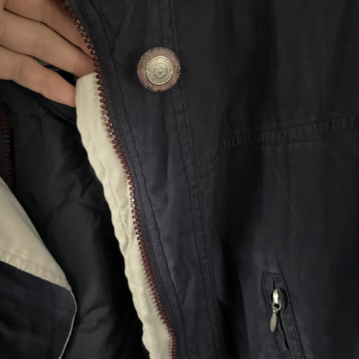 Vintage Vintage Izzi Navy Blue Rain Coat Light Jacket Men’s Size L Size US L / EU 52-54 / 3 - 4 Thumbnail