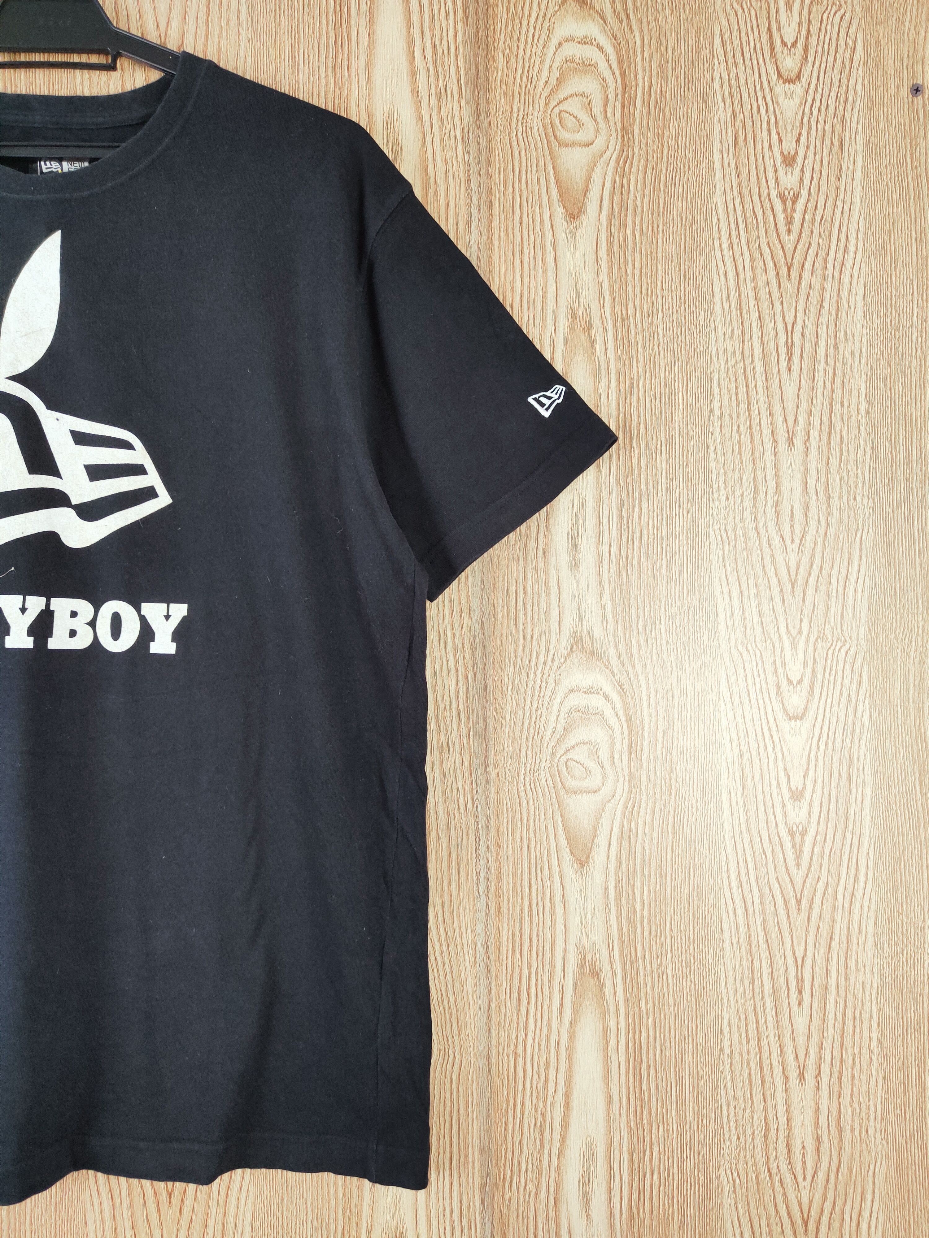 Playboy New Era Black Playboy Short Sleeve T-shirts #W414 Size US L / EU 52-54 / 3 - 6 Thumbnail