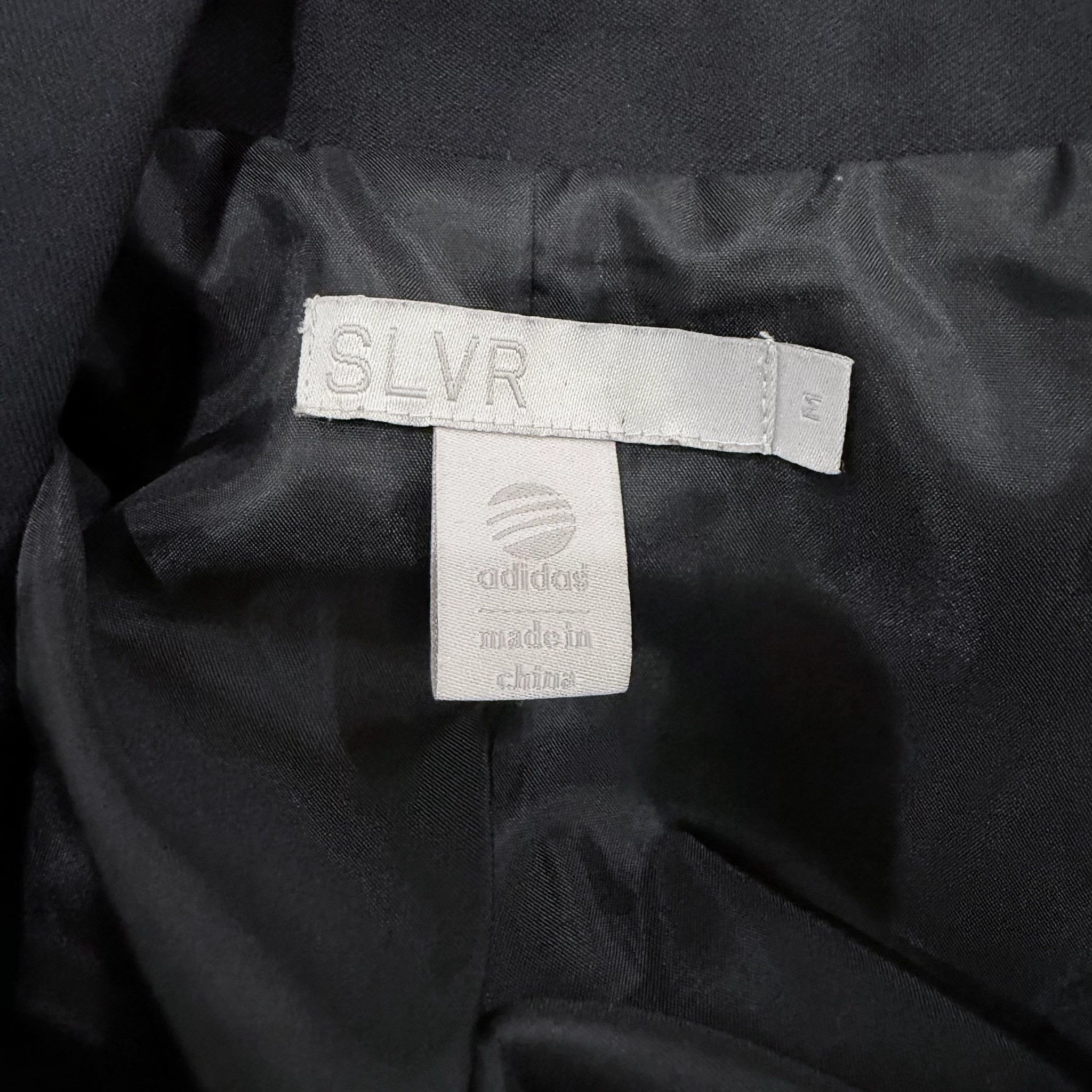 Adidas Vintage Adidas X SLVR Diagonal Zip Blazer / Sport Coat Size 40R - 6 Thumbnail