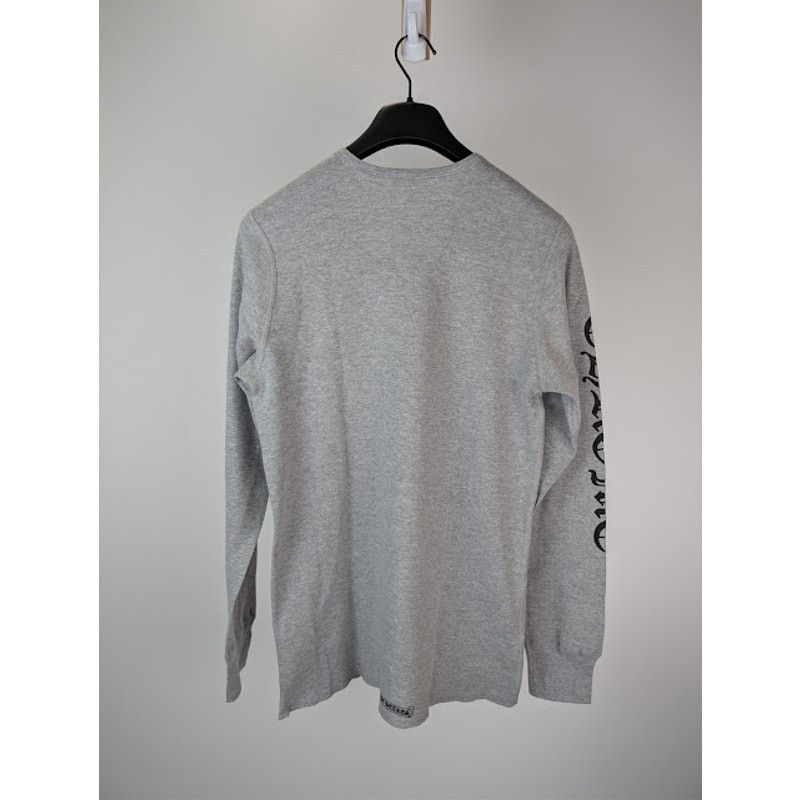 Chrome Hearts o1rshd1 Scroll Logo Long-Sleeve T-Shirt in Grey Size US L / EU 52-54 / 3 - 15 Thumbnail