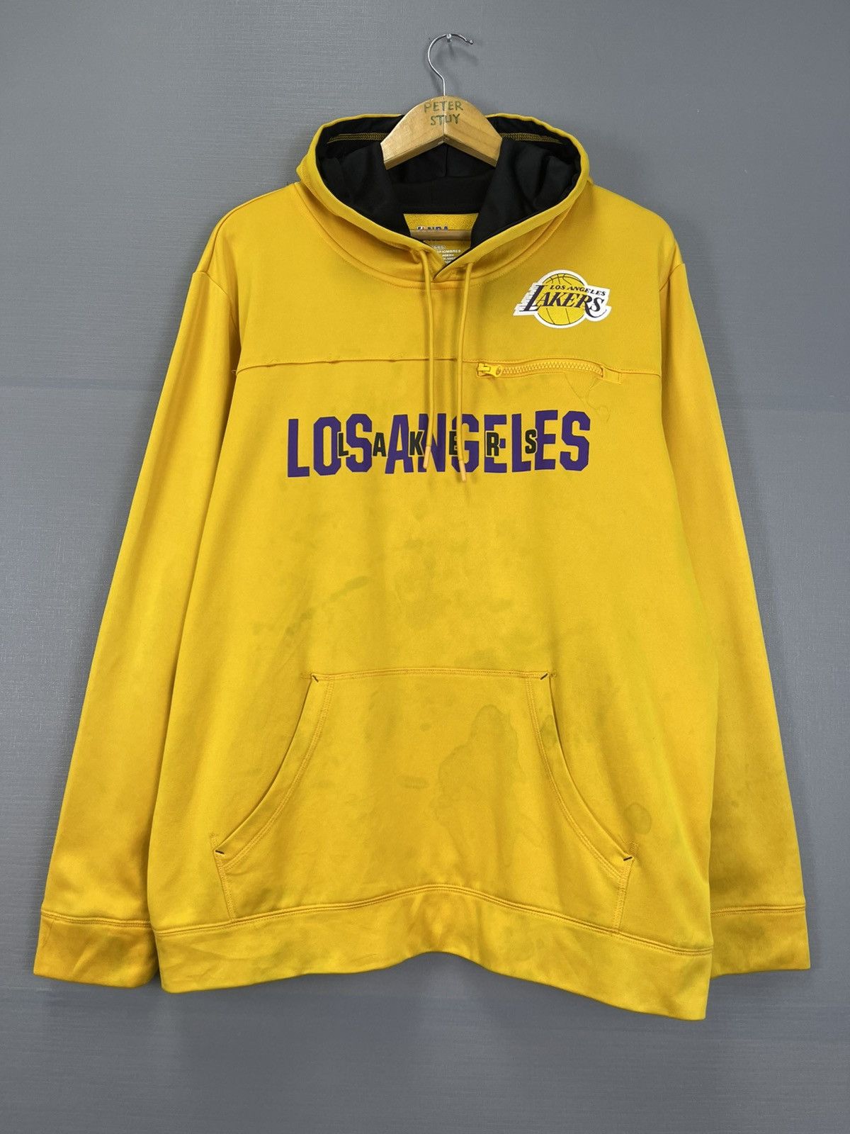 NBA NBA LA Larkers Hoodie Size US XL / EU 56 / 4 - 1 Thumbnail