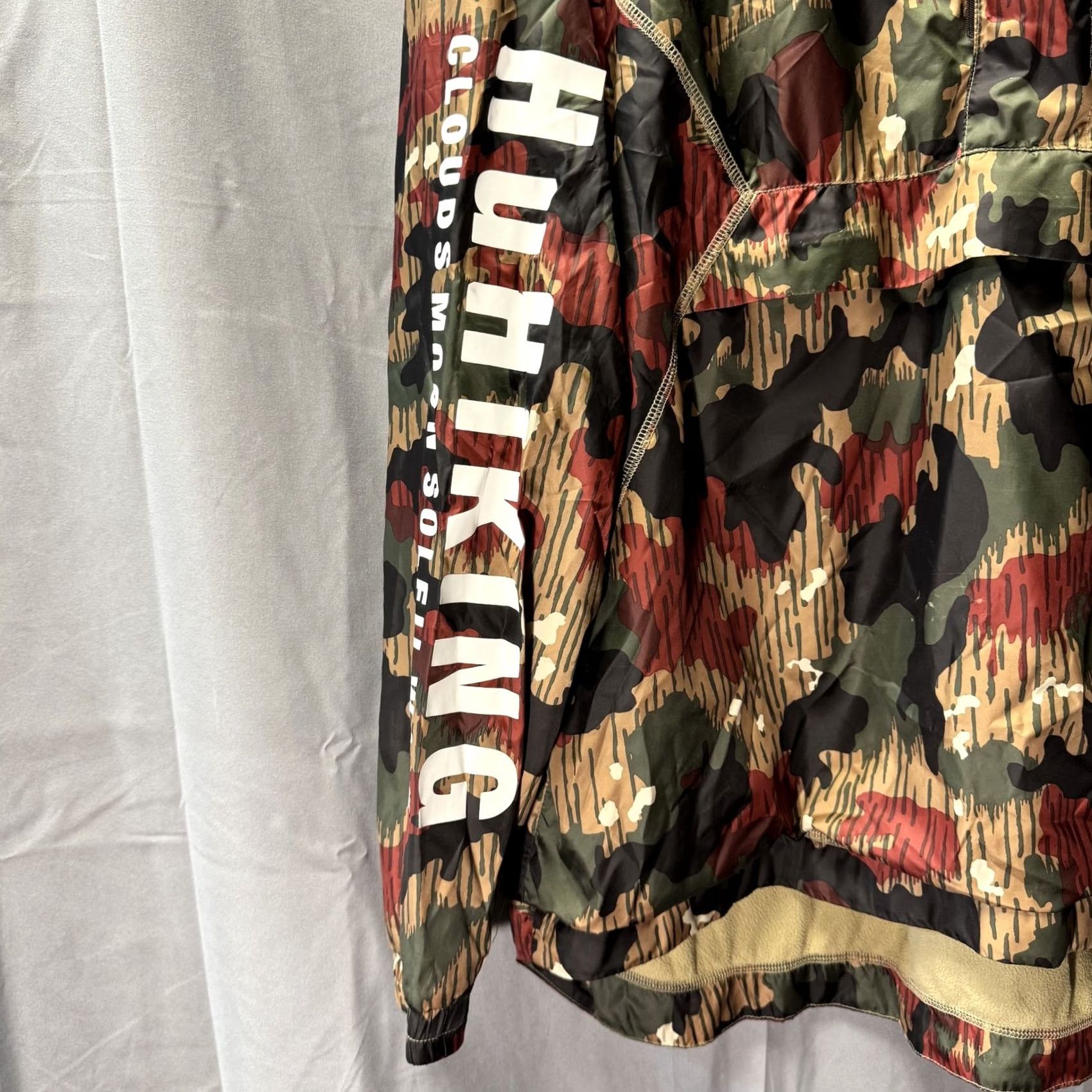 Adidas Adidas Pharrell Williams Jacket Mens Large Camo Hiking Outdoor Fleece Pullover Size US L / EU 52-54 / 3 - 6 Thumbnail