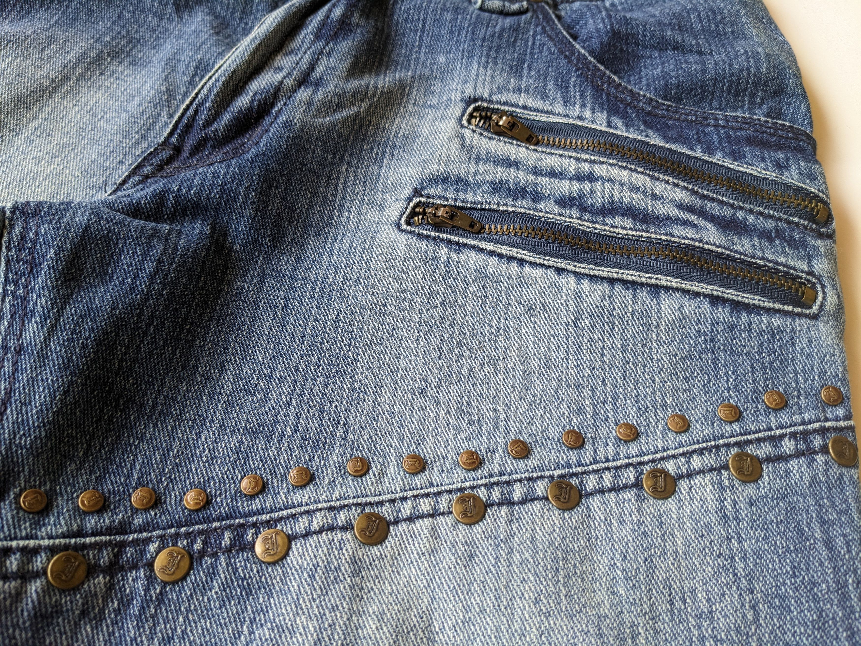 GOSTAR DE FUGA × If Six Was Nine × Japanese Brand Acid Jazz Men patchwork clawmark jeans Size US 33 - 7 Thumbnail