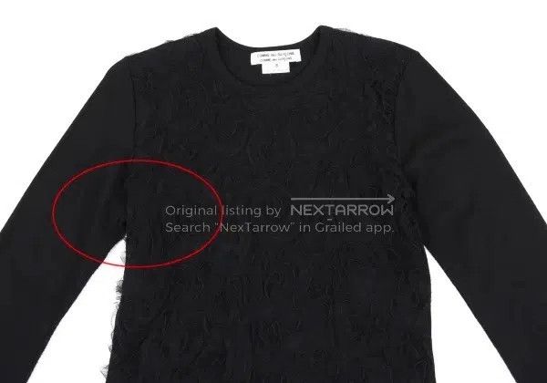 Comme des Garcons Comme Des Garcons Black vintage lace top Size S / US 4 / IT 40 - 4 Thumbnail