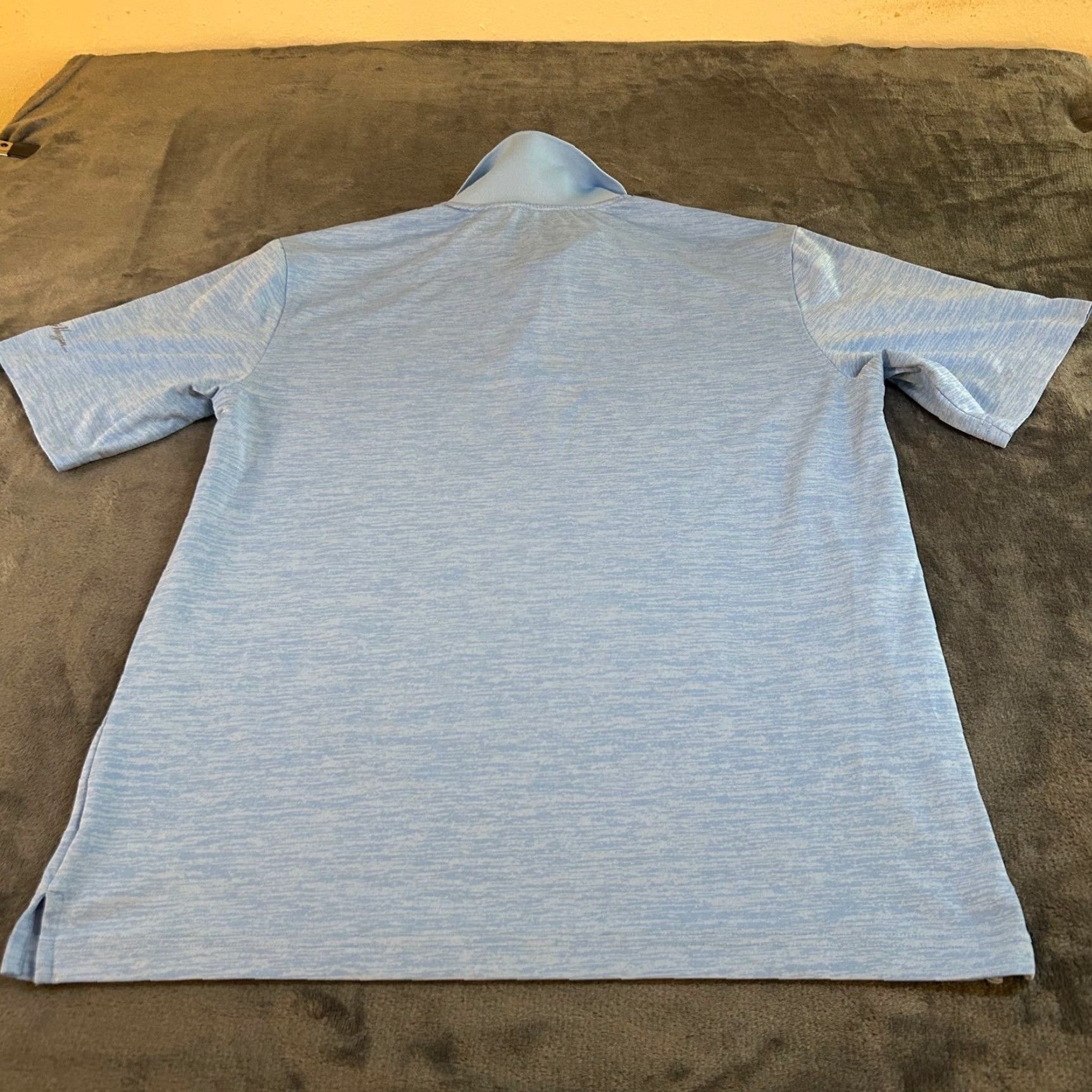 Vintage Walter Hagen Essentials Golf Polo Shirt Heather Blue Performance Mens Medium Size US M / EU 48-50 / 2 - 3 Thumbnail