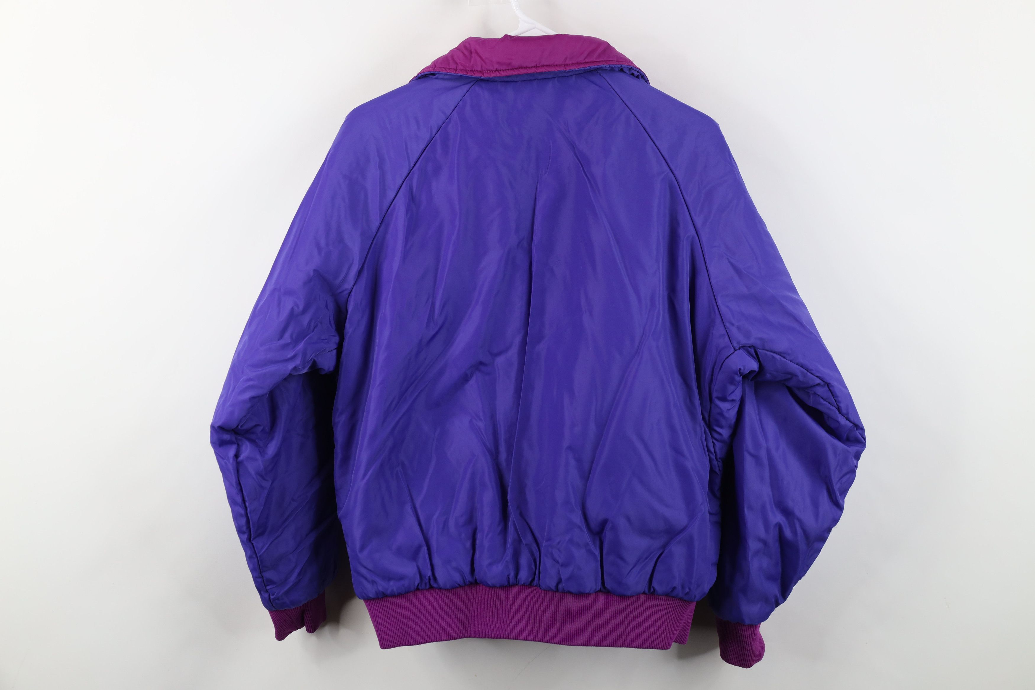 Columbia Vintage 90s Columbia Reversible Puffer Bomber Jacket Coat Size L / US 10 / IT 46 - 8 Thumbnail