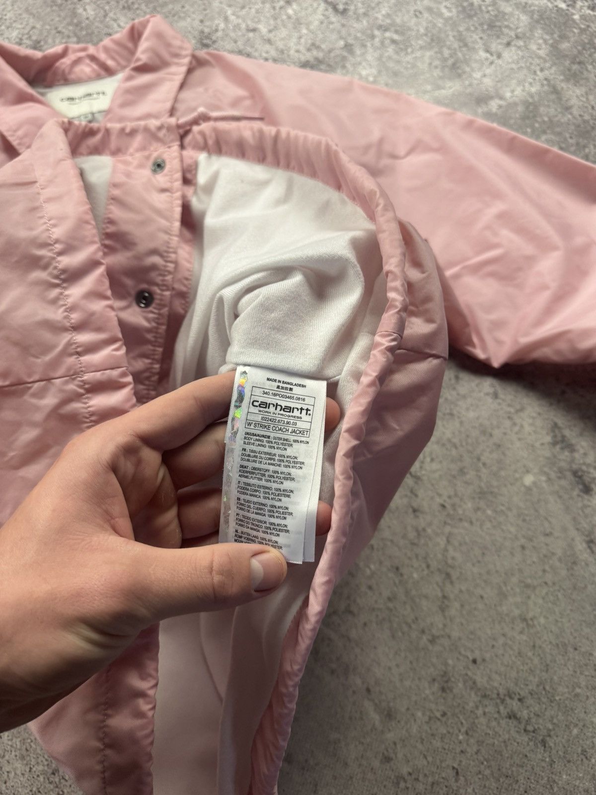 Carhartt Vintage Carhartt Y2K Pink Nylon Jacket Windbreaker Japanese Size M / US 6-8 / IT 42-44 - 7 Thumbnail
