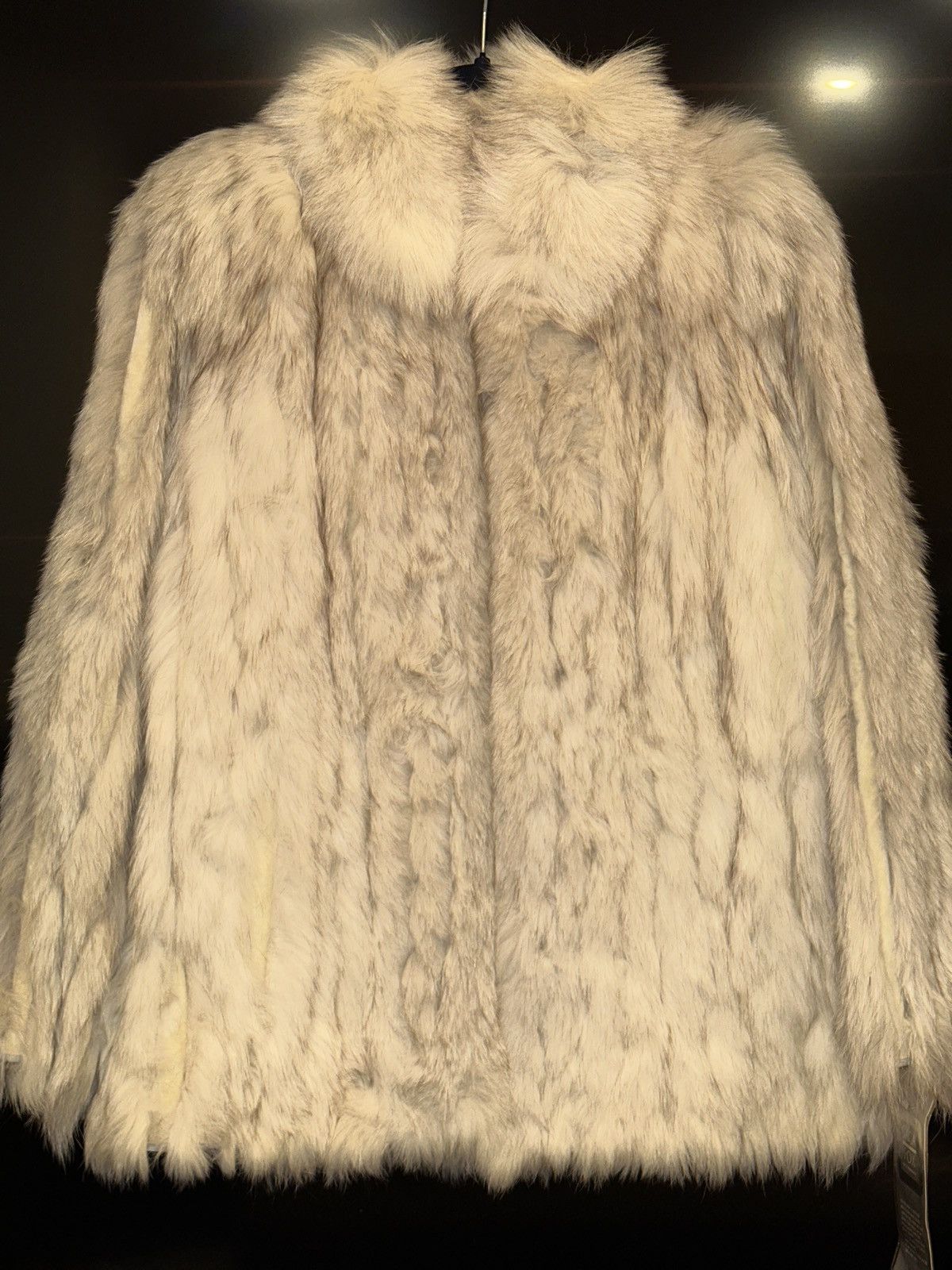 Sagafurs VTG Saga Fox Norway Fur Made In Korea Genuine Blue Fox READ Size S / US 4 / IT 40 - 1 Thumbnail