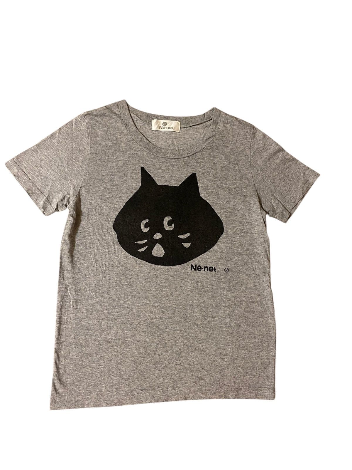 Nenet Issey Miyake Gray Cat Shirt