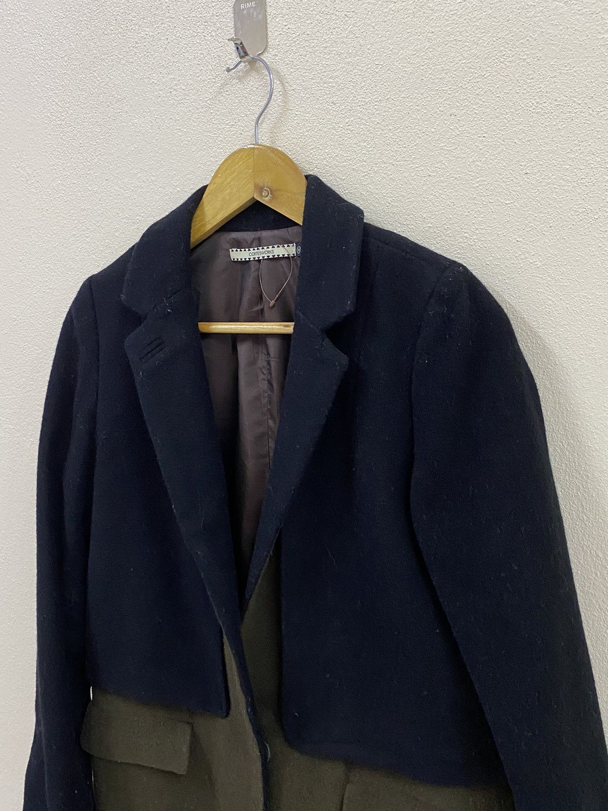 Japanese Brand Cortesworks Wool Coat Jacket Double Layer Size US M / EU 48-50 / 2 - 3 Thumbnail