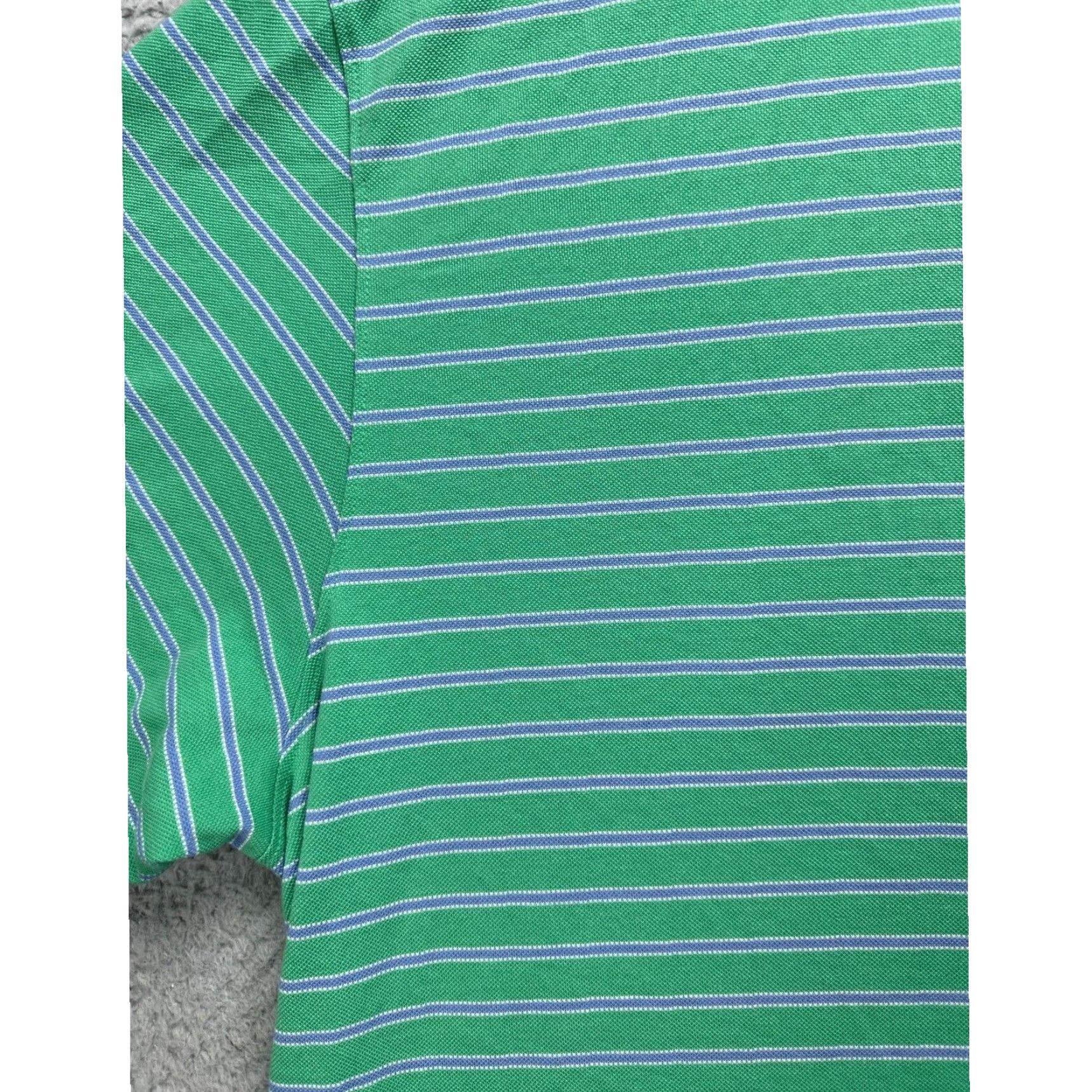 Vineyard Vines Vineyard Vines Shirt Mens XL Green Striped Mercerized Cotton Polo Rugby Size US XL / EU 56 / 4 - 7 Thumbnail