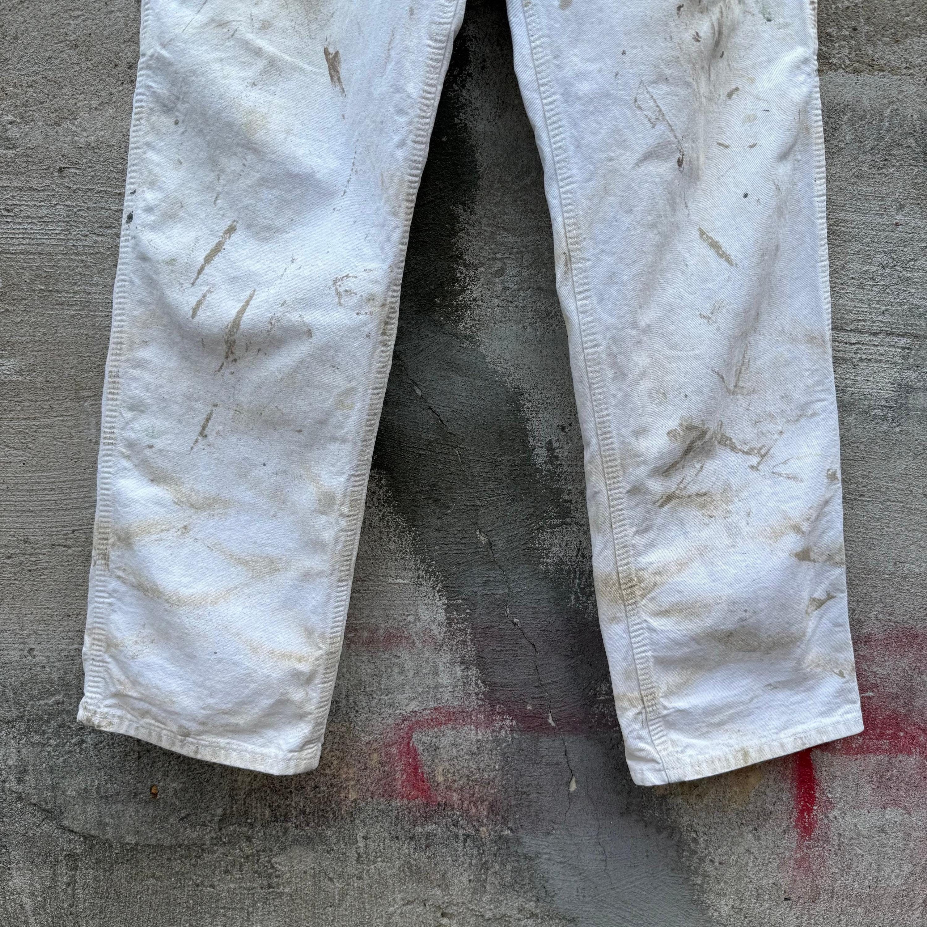 Stan Ray × Vintage 80's Stan Ray Painter White Paint Splatter Pants Size US 31 - 7 Thumbnail