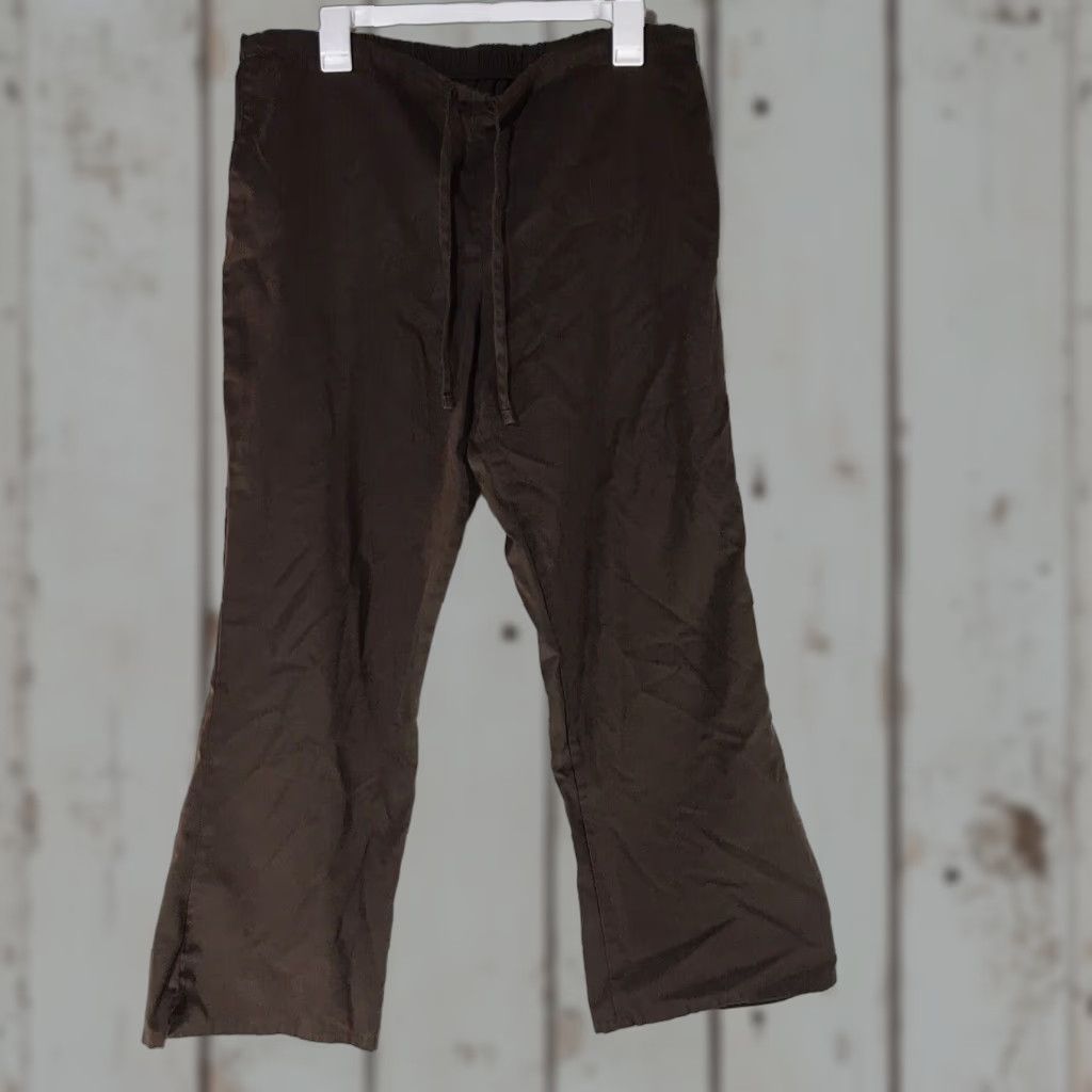 Cherokee CHEROKEE Brown Solid Scrub Pants Womens Adult Medium Size 32" / US 10 / IT 46 - 1 Thumbnail