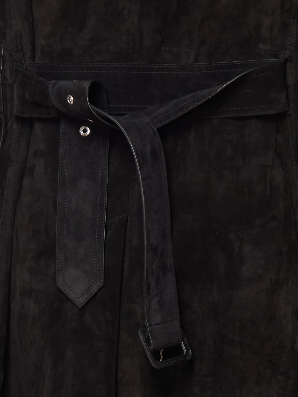 Berluti BERLUTI Paris Black Leather Suede Trench Long Coat Size US M / EU 48-50 / 2 - 4 Thumbnail