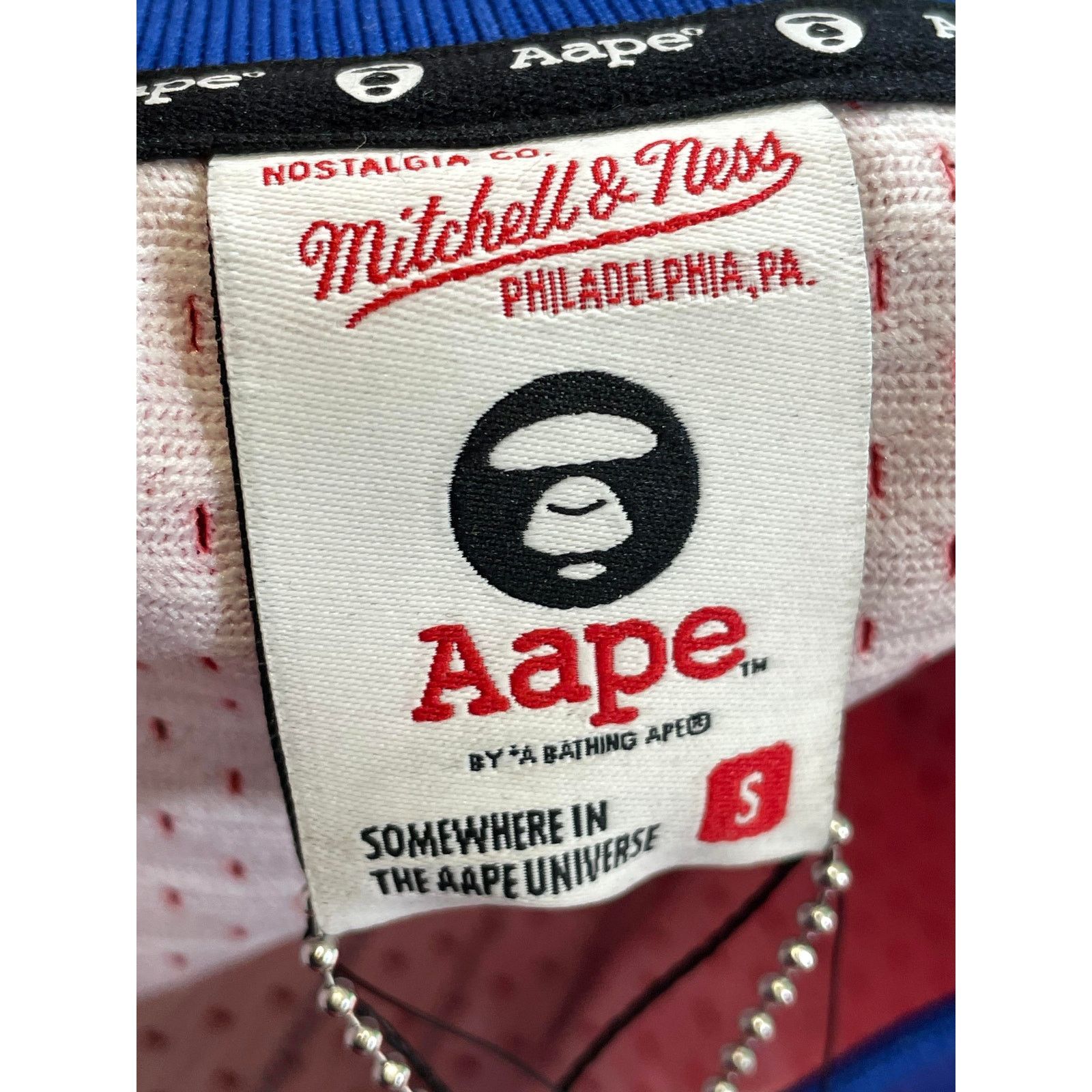 Aape AAPE Red & Blue Jersey Size US S / EU 44-46 / 1 - 4 Thumbnail