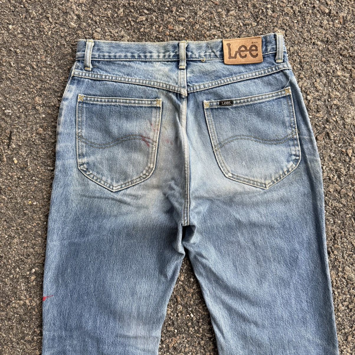 Lee VINTAGE LEE RIDER PAINT FADED JEAN DENIM PANTS Size US 32 / EU 48 - 10 Thumbnail