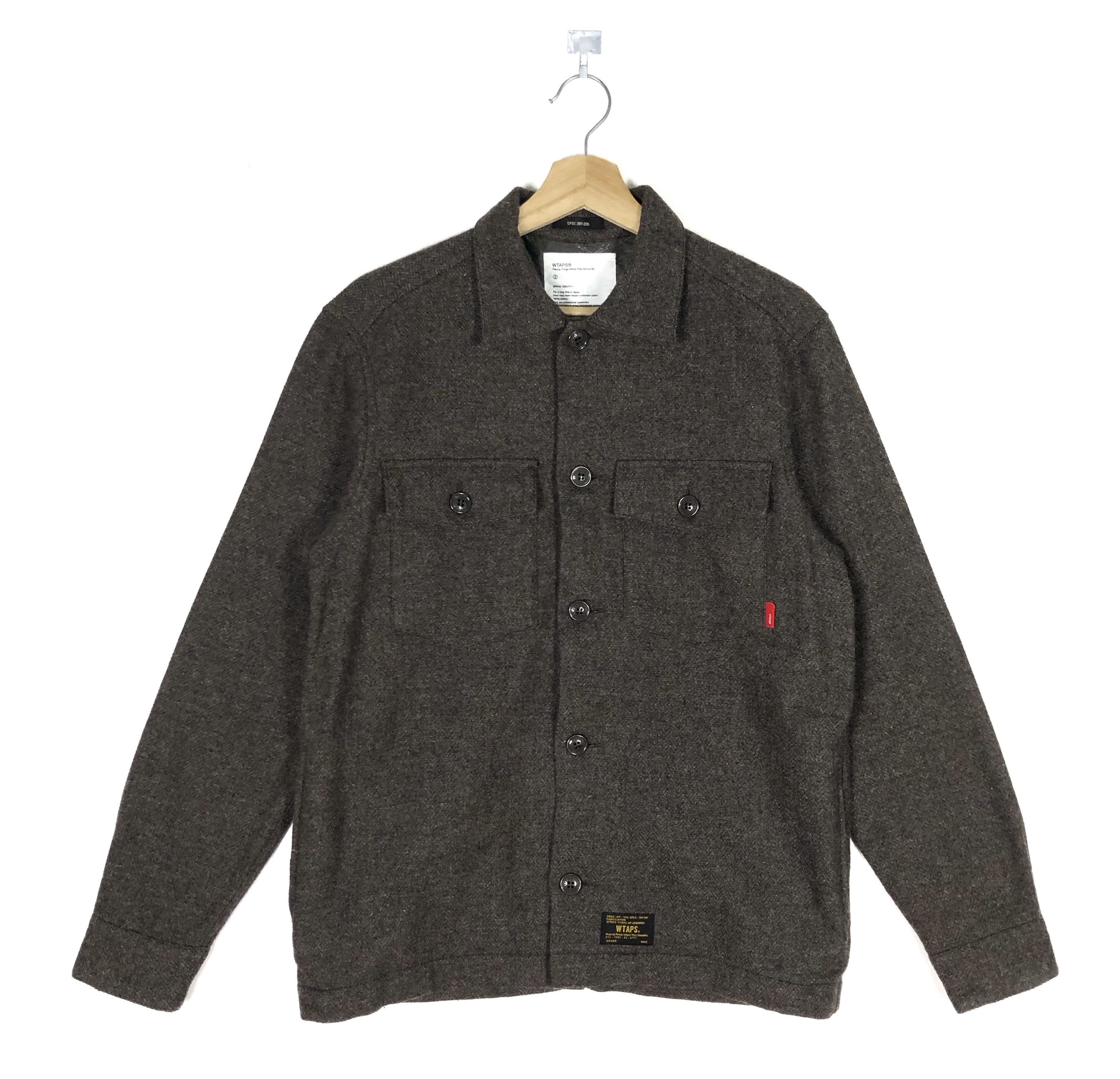 Wtaps BUDS L/S WOOL 4-POCKETS SHIRT | Grailed 