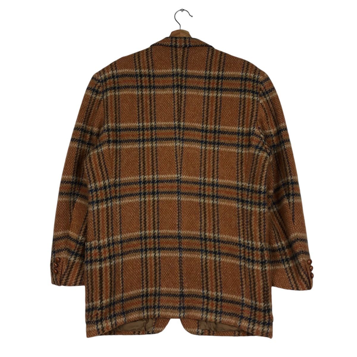 Japanese Brand 📌Vintage Wool Coats Jacket Karl Helmut Tartan Design Size US L / EU 52-54 / 3 - 9 Thumbnail