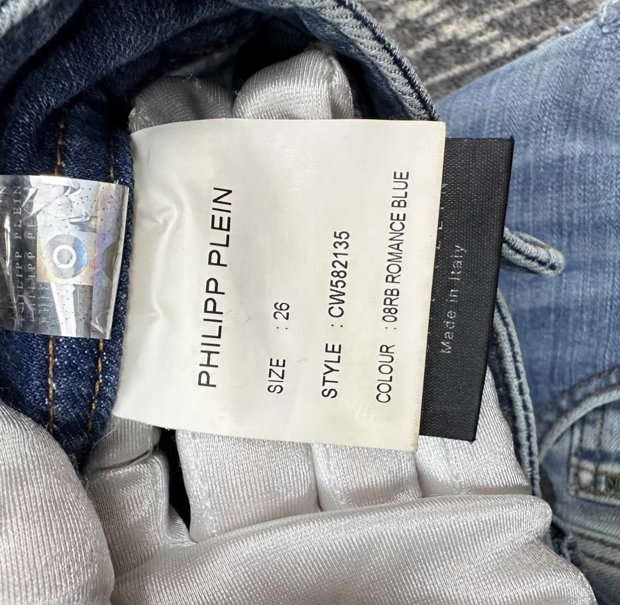 Philipp Plein Philipp Plein Ripped Jeans J42 Size 26" / US 2 / IT 38 - 6 Thumbnail