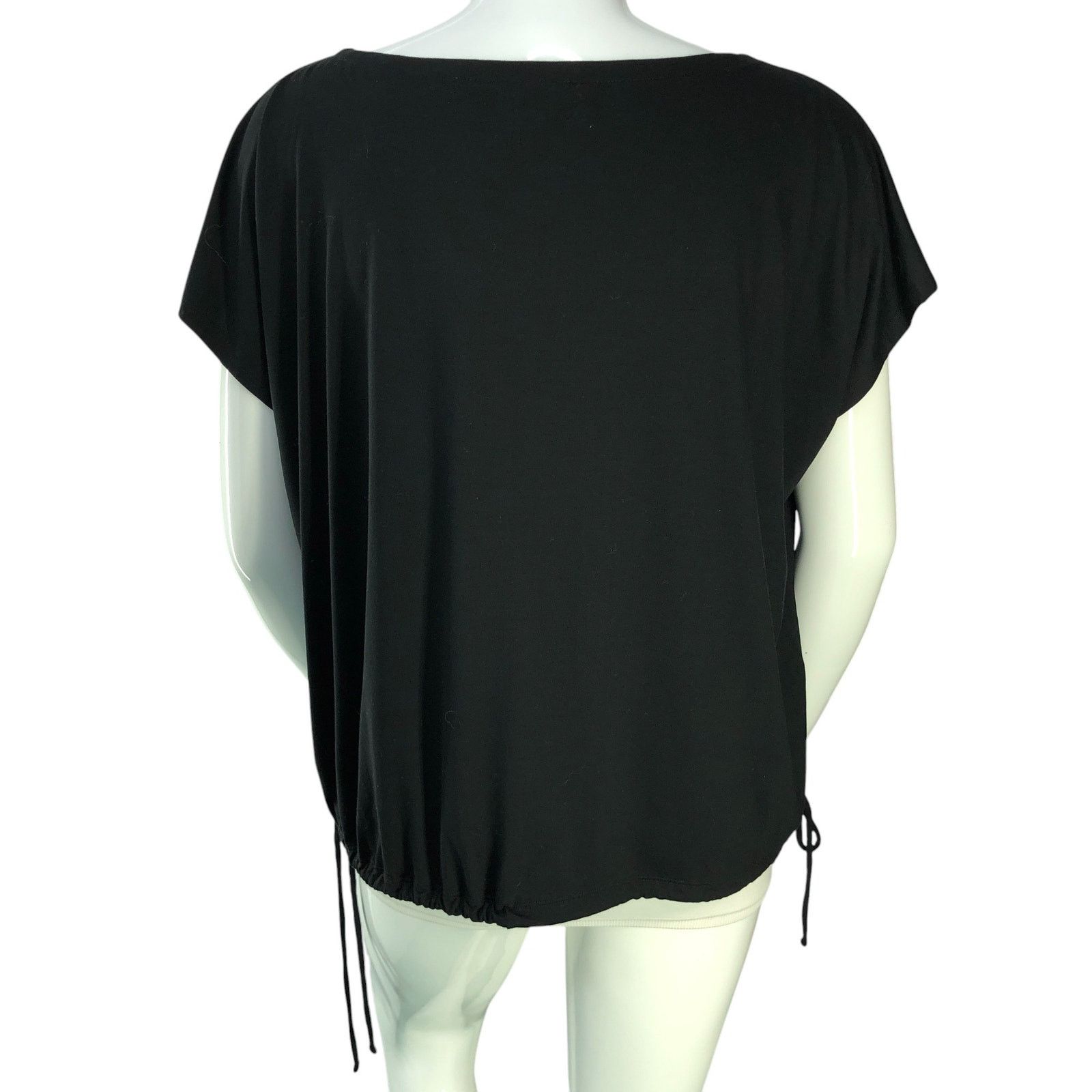 Eileen Fisher Eileen Fisher Size 3X Top Fine Jersey Square Drawstring Hem Size 3XL / US 20-22 - 7 Thumbnail