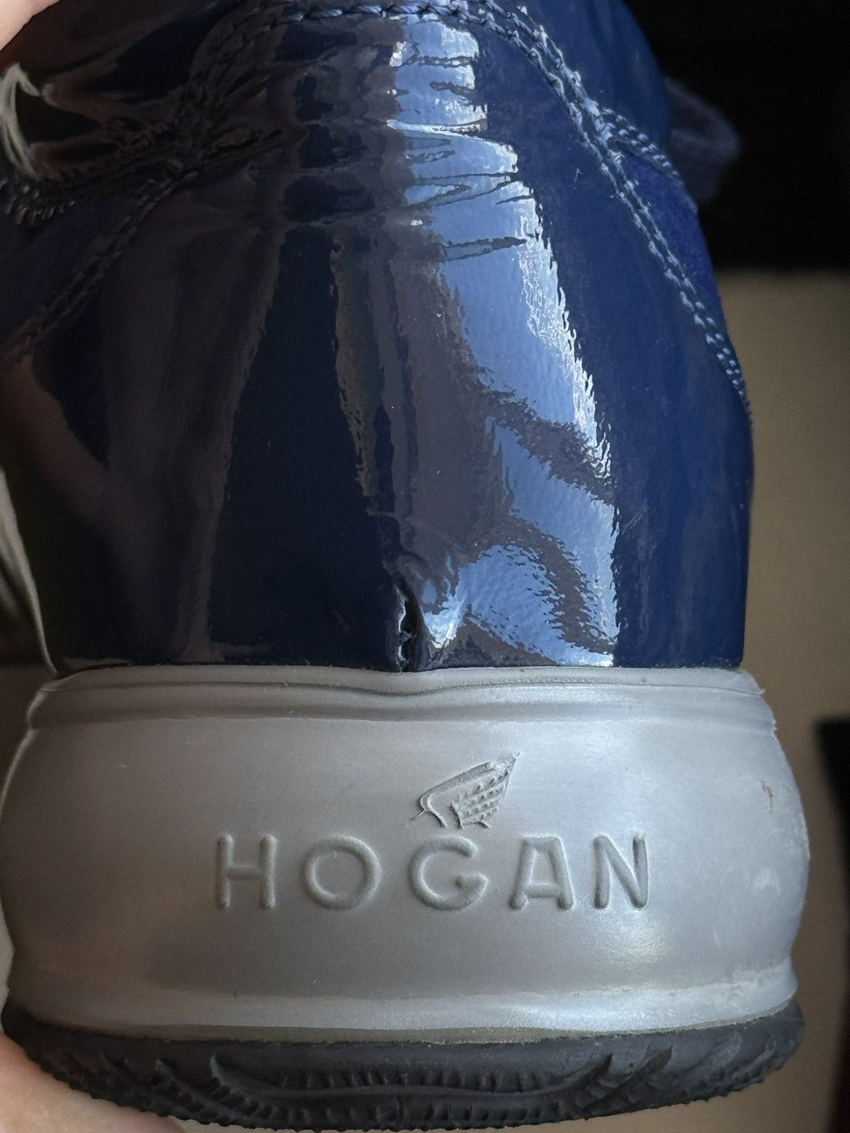 Hogan Hogan Interactive patent leather + suede sneakers Size US 7 / IT 37 - 8 Thumbnail