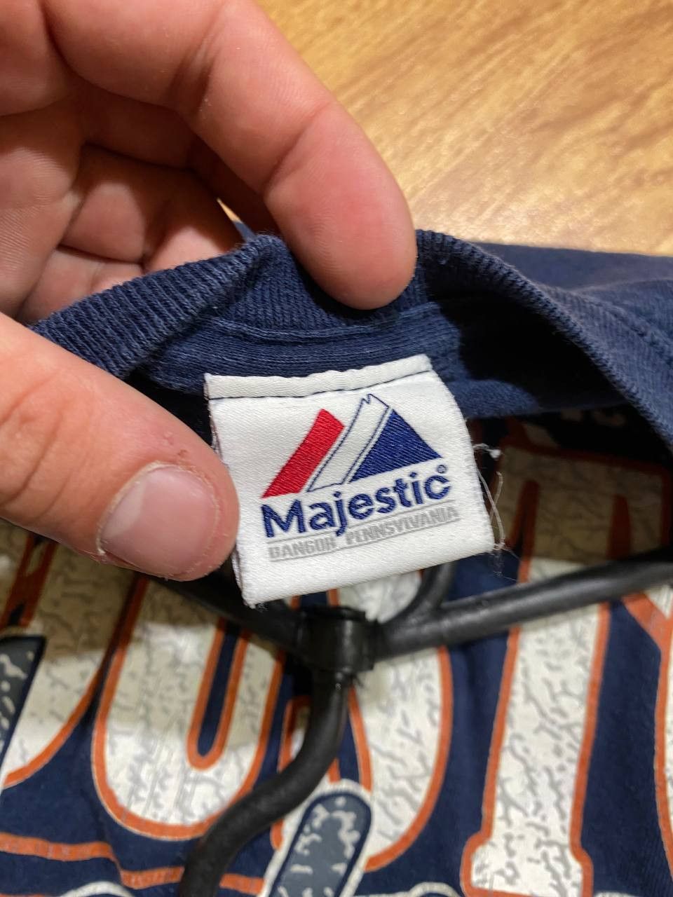 Majestic Vintage Majestic Big Y2K Logo Short Sleeve T-Shirt Size US L / EU 52-54 / 3 - 2 Thumbnail