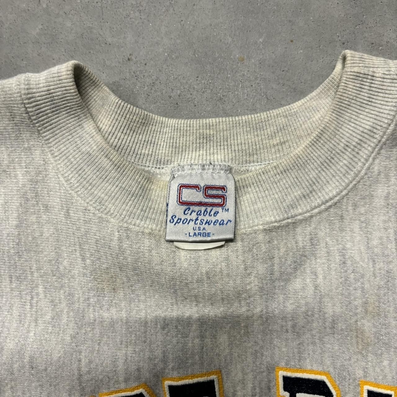 Vintage Crazy Vintage 90s Norte Dame College Reverse Weave College Essential Sweatshirt! Size US L / EU 52-54 / 3 - 6 Thumbnail