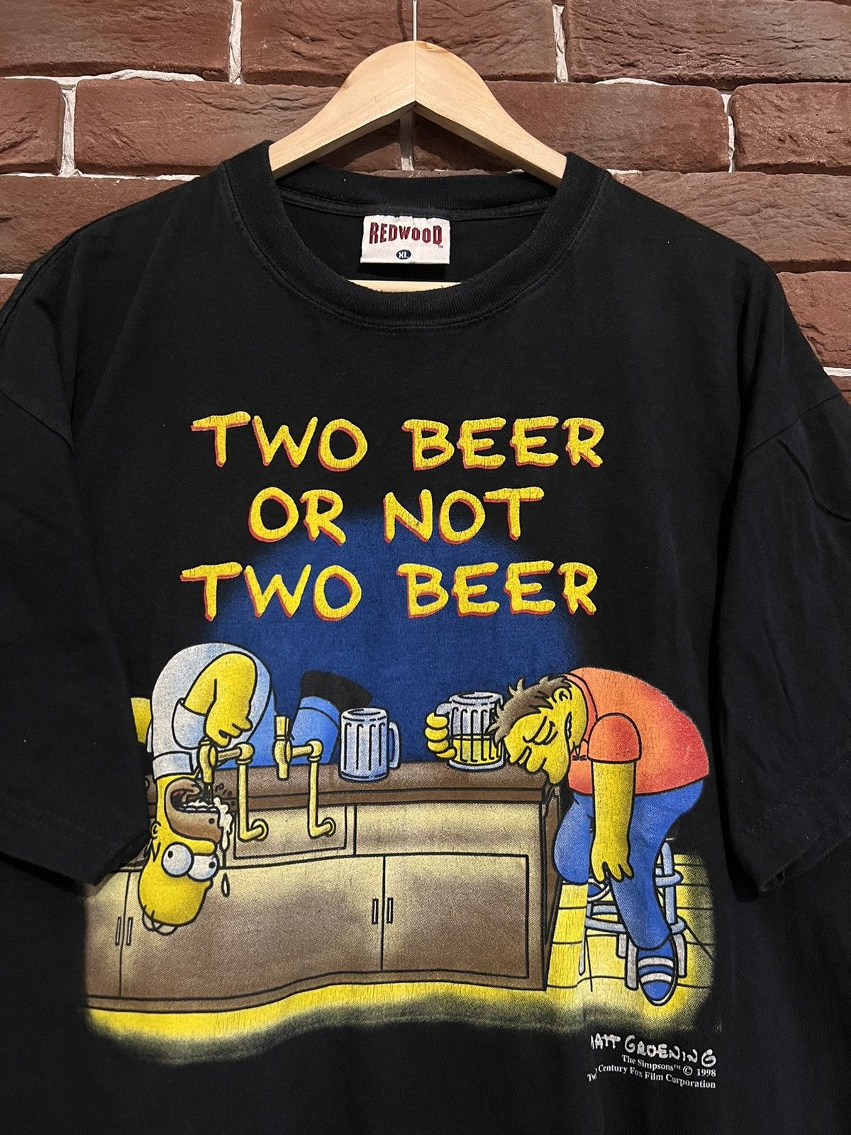 Cartoon Network Vintage 90s The Simpsons Homer Beer Rare Cartoon Tee Hype Size US XL / EU 56 / 4 - 2 Thumbnail