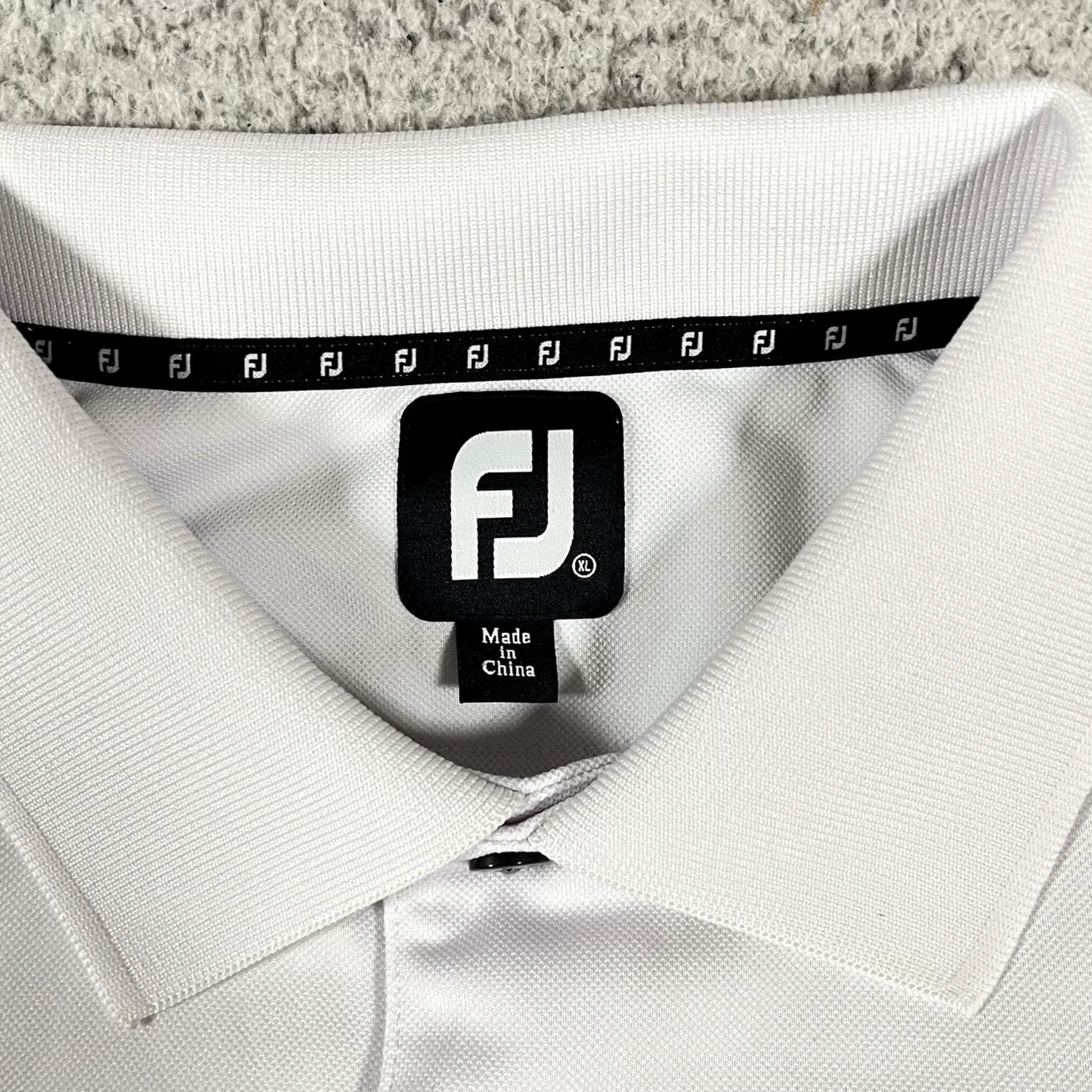 Footjoy FootJoy Polo Shirt Mens XL White Golf Performance FJ Stretch Logo Embroidered Size US XL / EU 56 / 4 - 6 Thumbnail