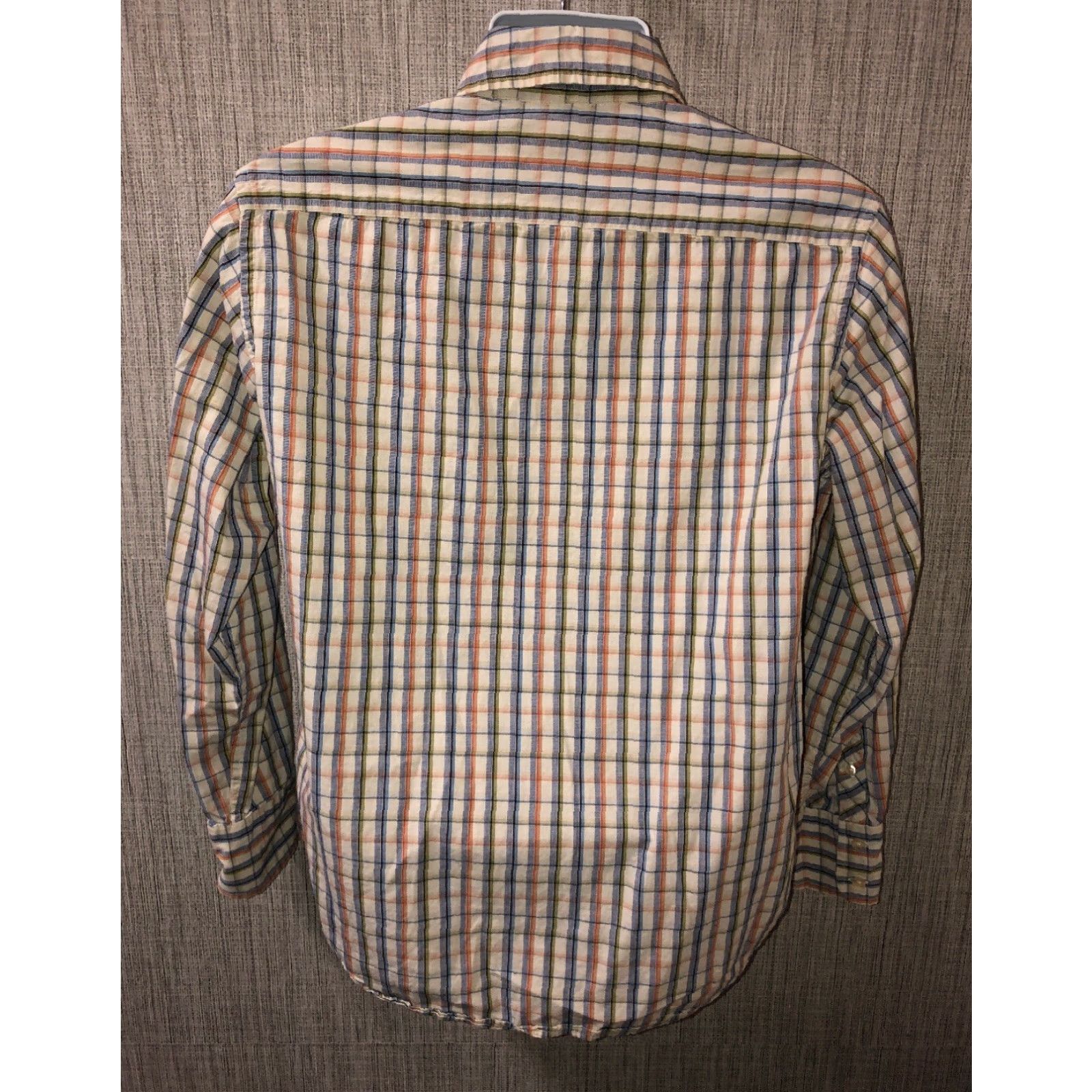 Robert Graham Robert Graham R&G Mens Plaid Button Front Long Sleeve Shirt Size M Size US M / EU 48-50 / 2 - 4 Thumbnail