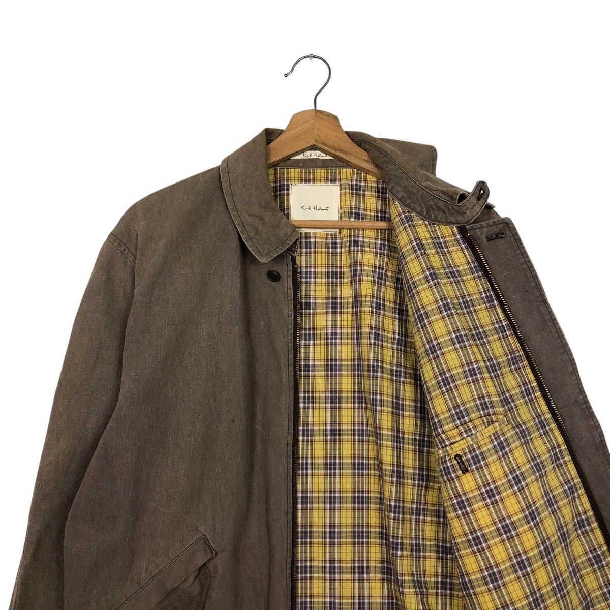 Japanese Brand 🔥VTG BOMBER JACKET KARL HELMUT BLANKET TARTAN ISSEY MIYAKE Size US M / EU 48-50 / 2 - 14 Thumbnail
