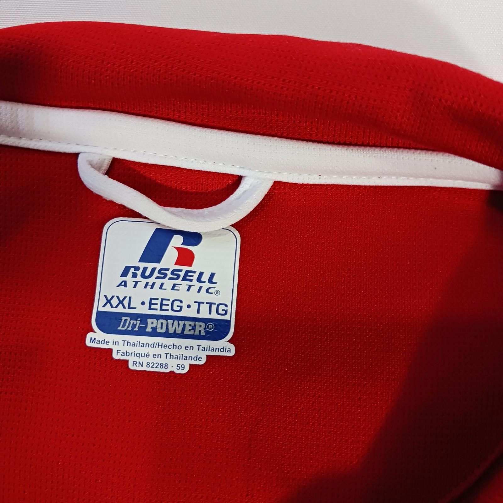 Russell Athletic Russell Athletic Dri-Power BCAA Men Red Polo Shirt Size 2XL Size US XXL / EU 58 / 5 - 3 Thumbnail