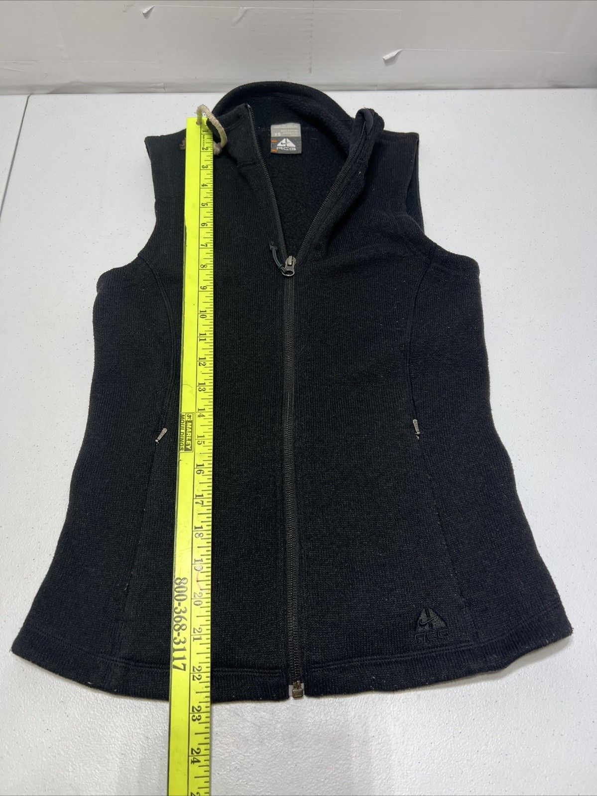 Nike Vintage Nike ACG Black Fleece Full Zip Vest Men’s Large XS Size US XS / EU 42 / 0 - 2 Thumbnail